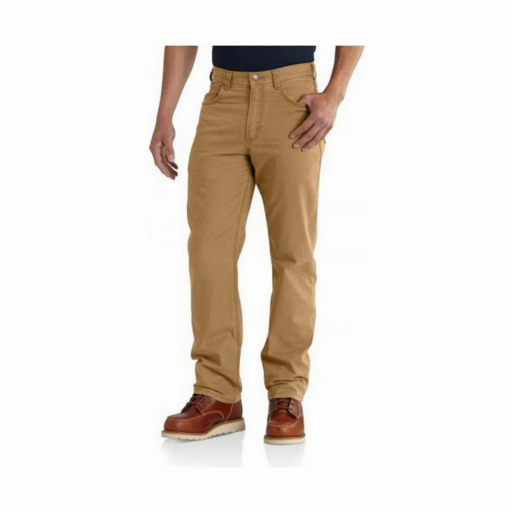 Carhartt Men's Rugged Flex? Rigby Five Pocket Relaxed Fit Pant - Hickory All Season All Purpose Wear