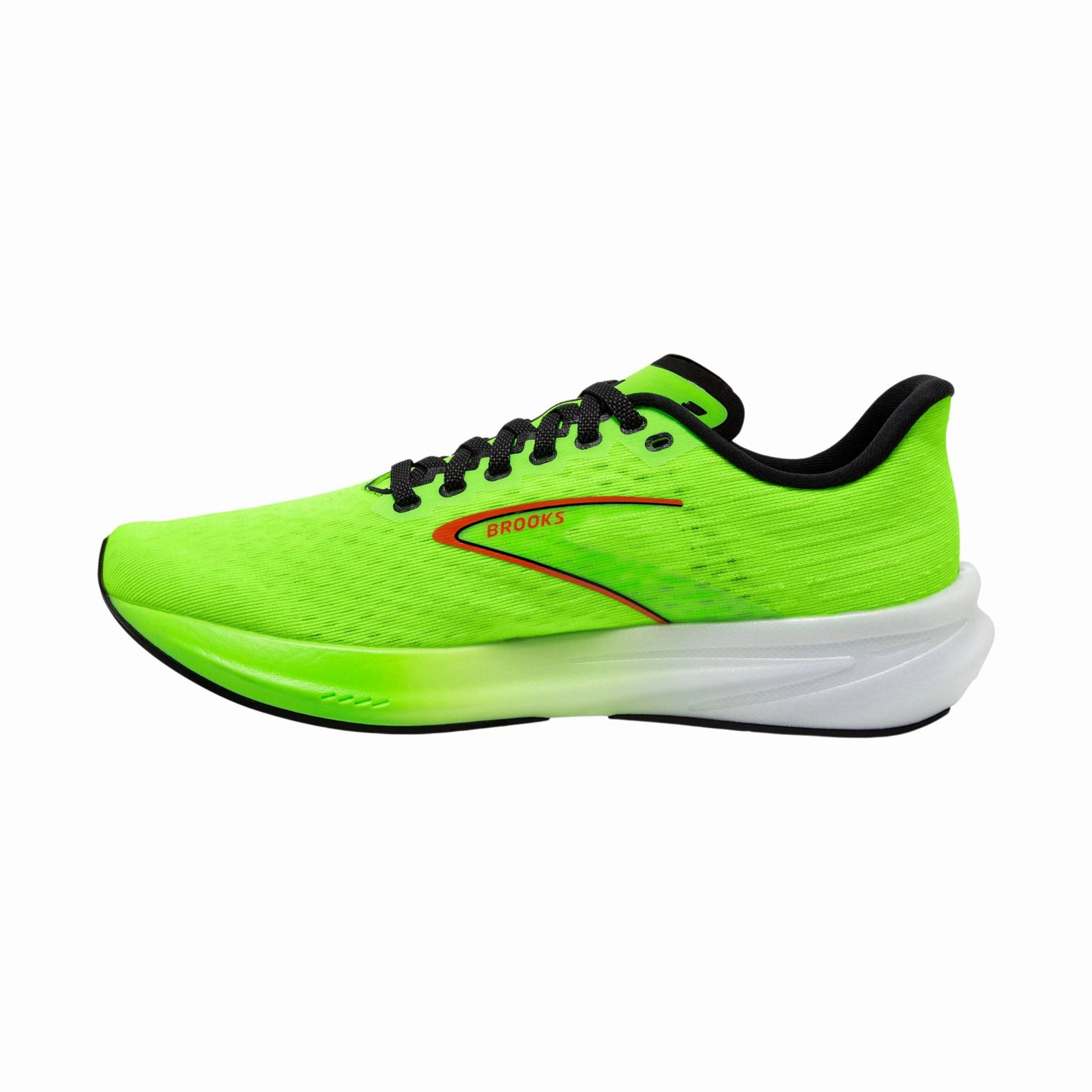 Brooks Men's Hyperion Road Running Shoes - Green Gecko/Red Orange/White All-weather shock absorption Work Ready