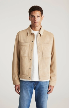 CORDUROY HARRINGTON JACKET IN CROCKERY FlexibleFit Climate Adaptive Design
