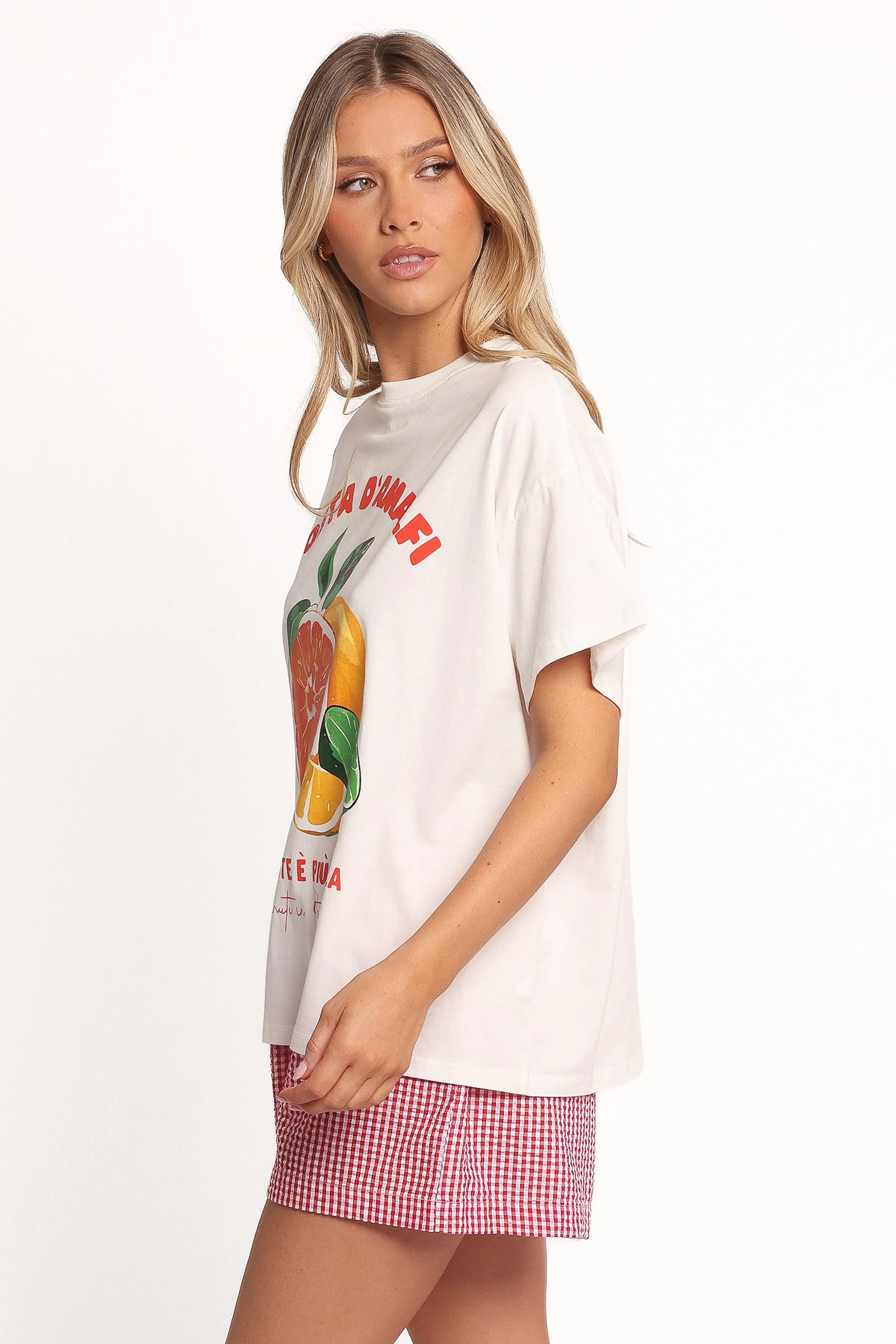 Costa D'Amalfi Tee - White SweatAbsorbent