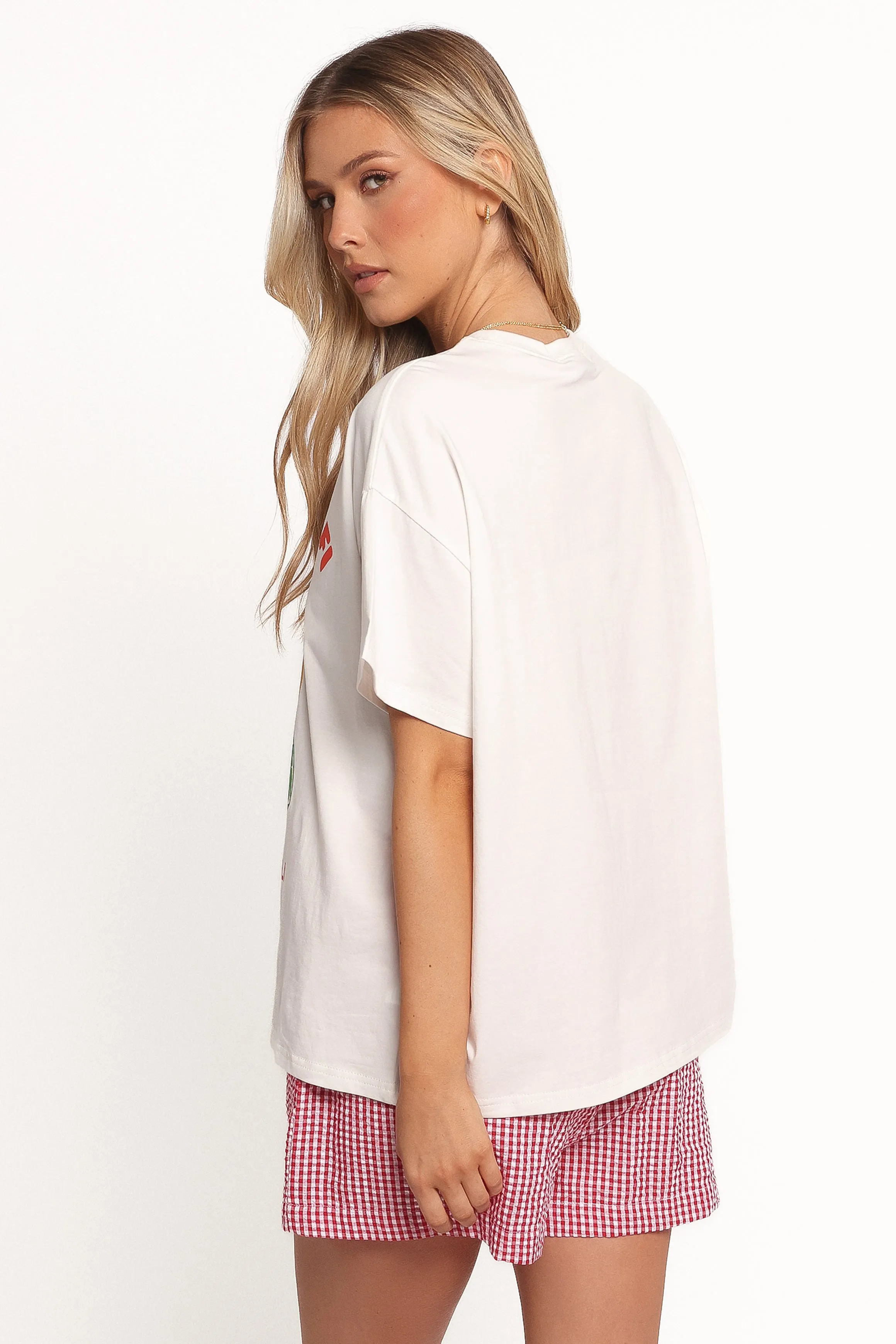 Costa D'Amalfi Tee - White SeamlessKnitConstruction