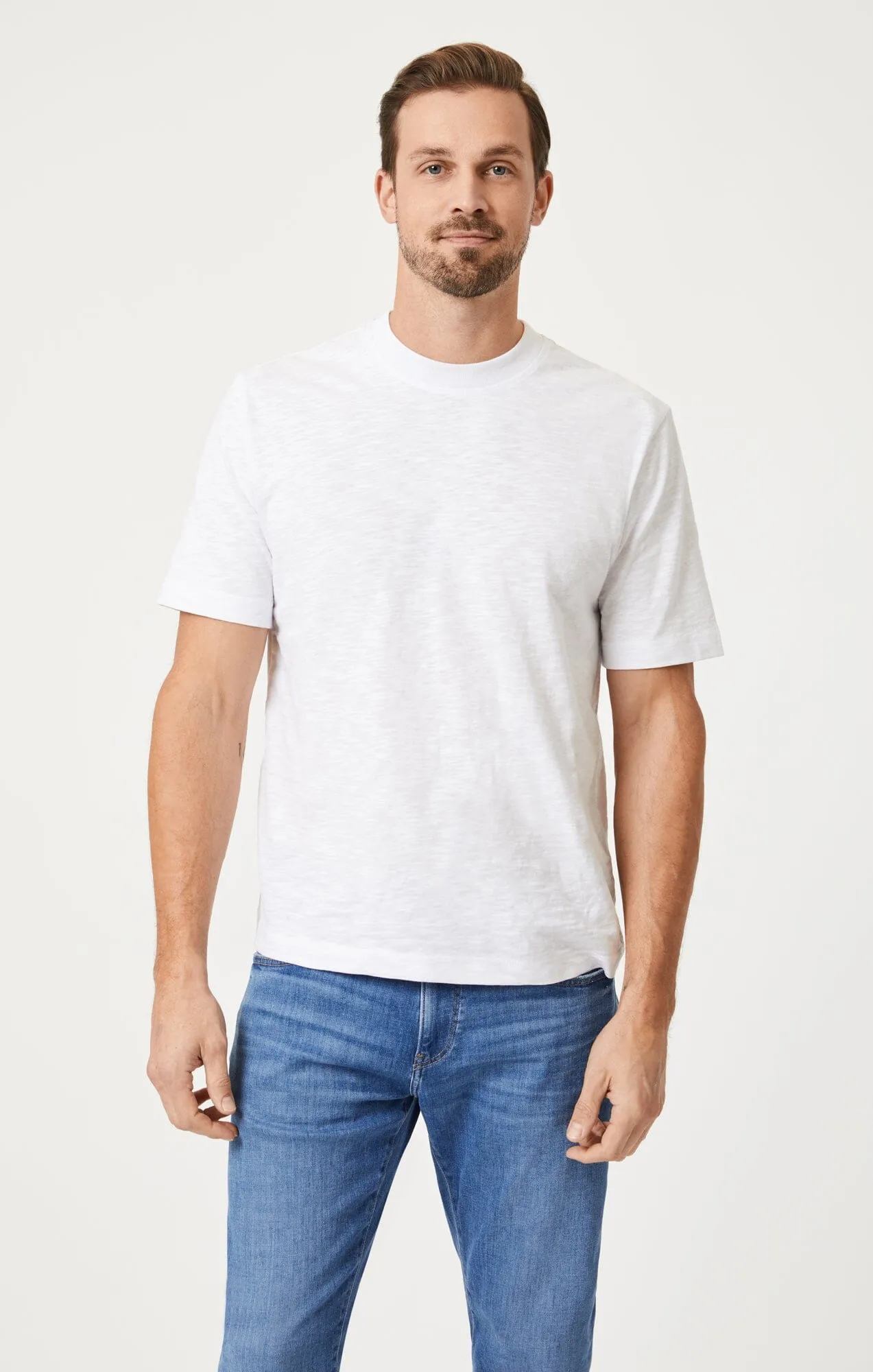 SHORT SLEEVE T-SHIRT IN WHITE ethical
