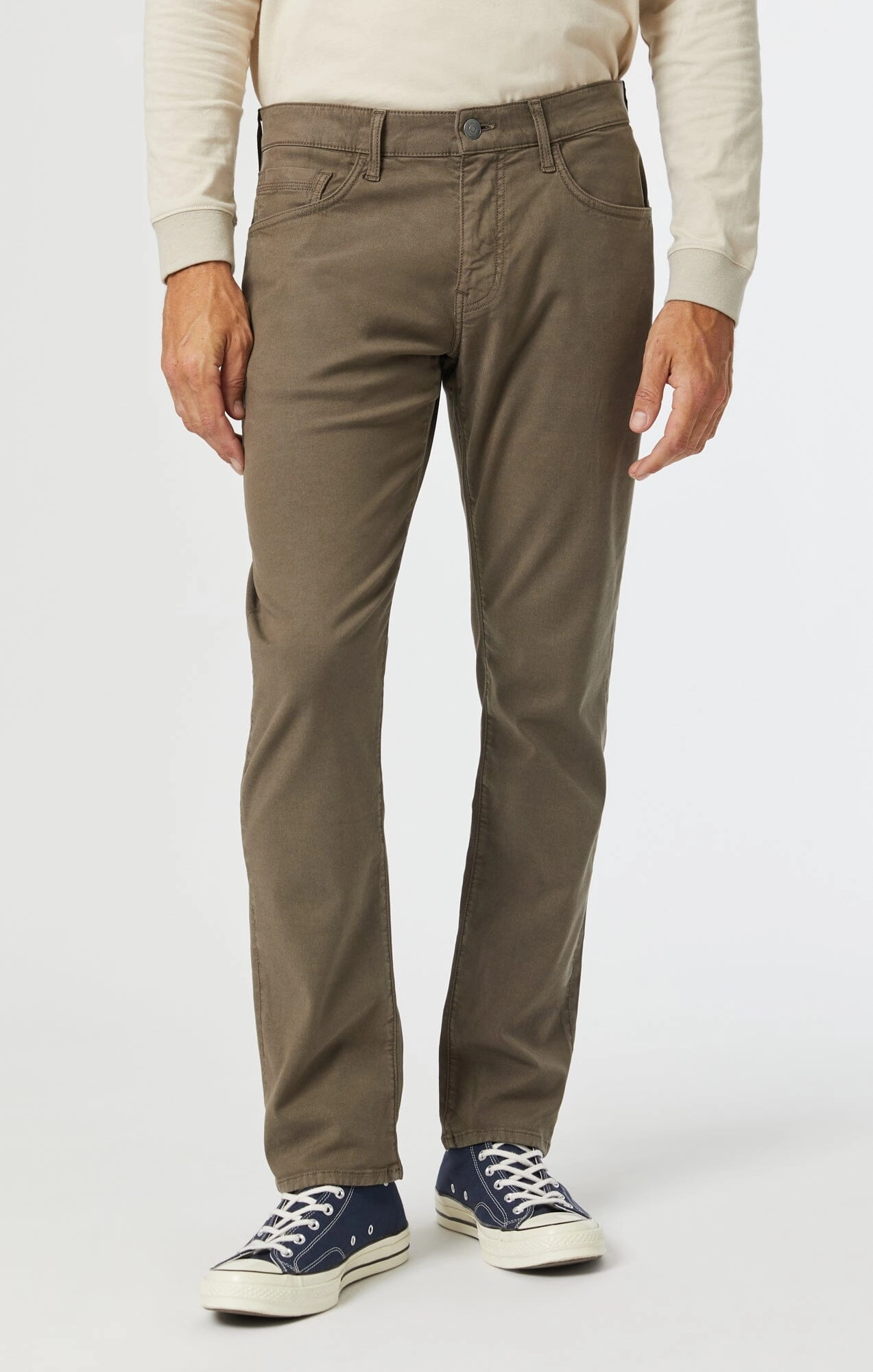 MARCUS SLIM STRAIGHT LEG IN CANTEEN LUXE TWILL ReinforcedStitching Customizable length