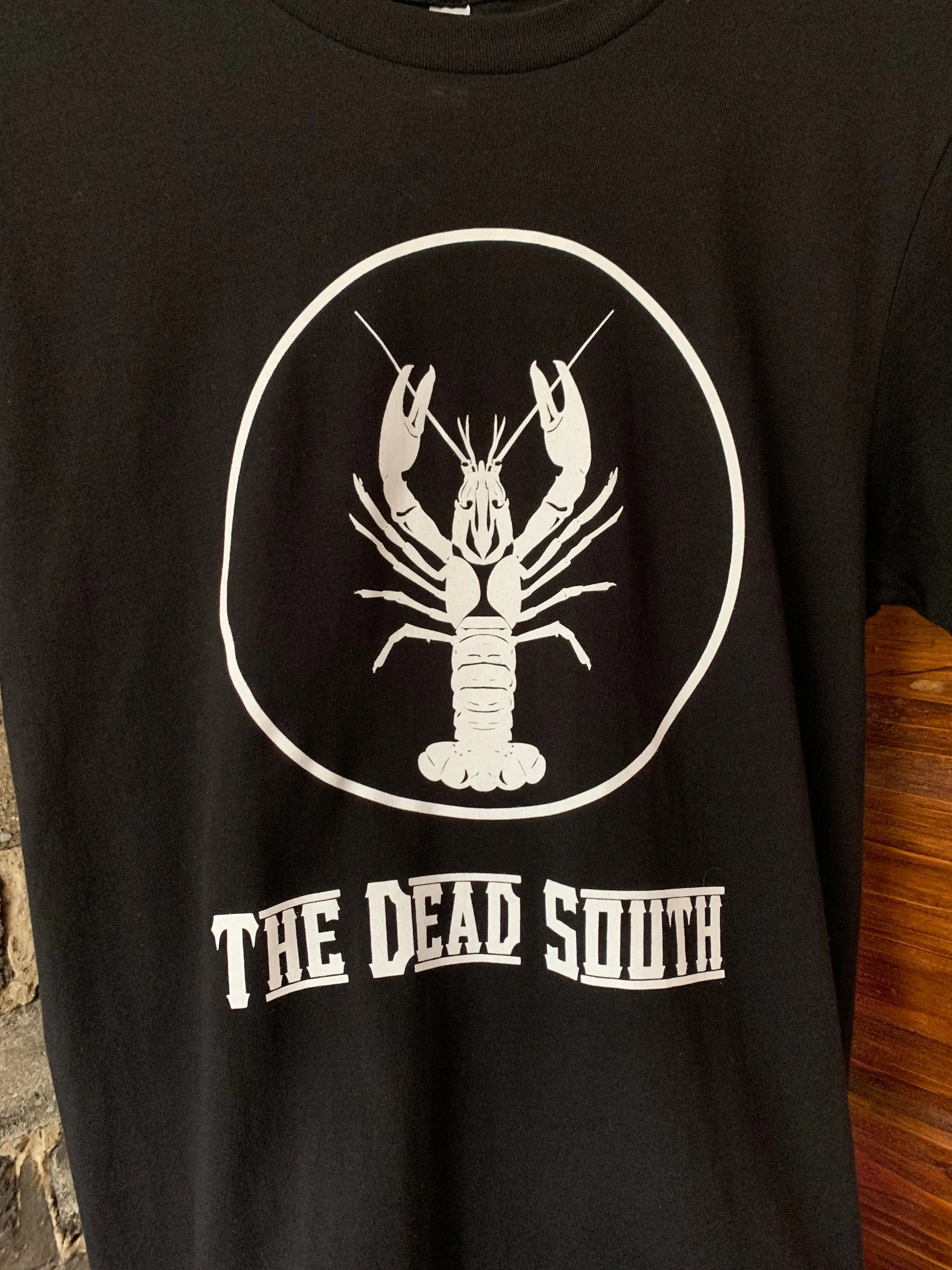 Crawdaddy T-Shirt - Black MinimalistDesign Stretch Waist