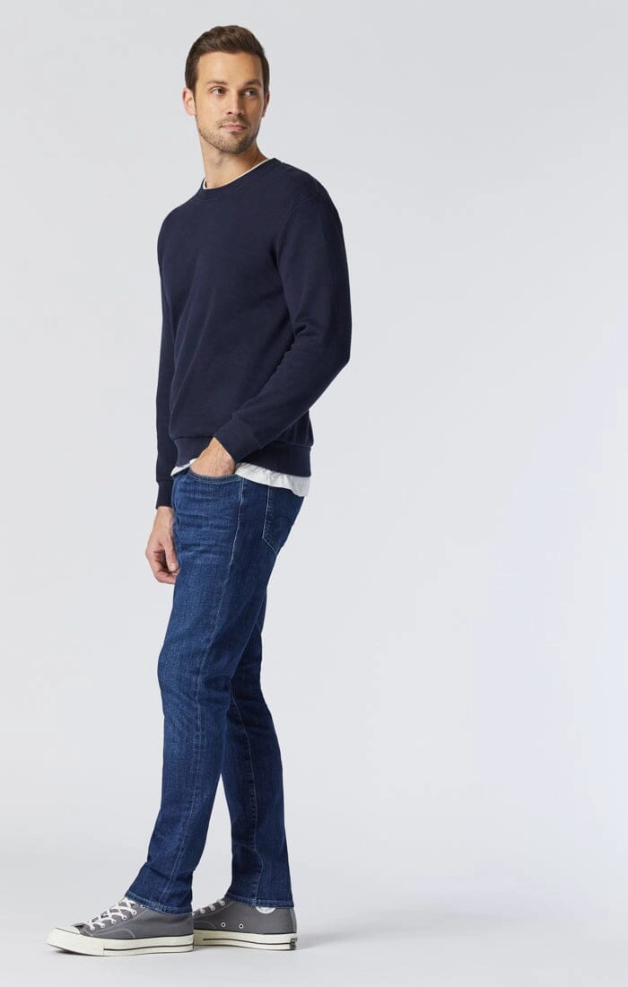 MATT RELAXED STRAIGHT LEG IN DEEP BRUSHED WILLIAMSBURG Street Style