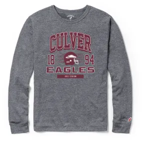Culver Football Victory Falls Long Sleeve - Fall Heather Airflow Mesh Panels Versatile Comfort Style