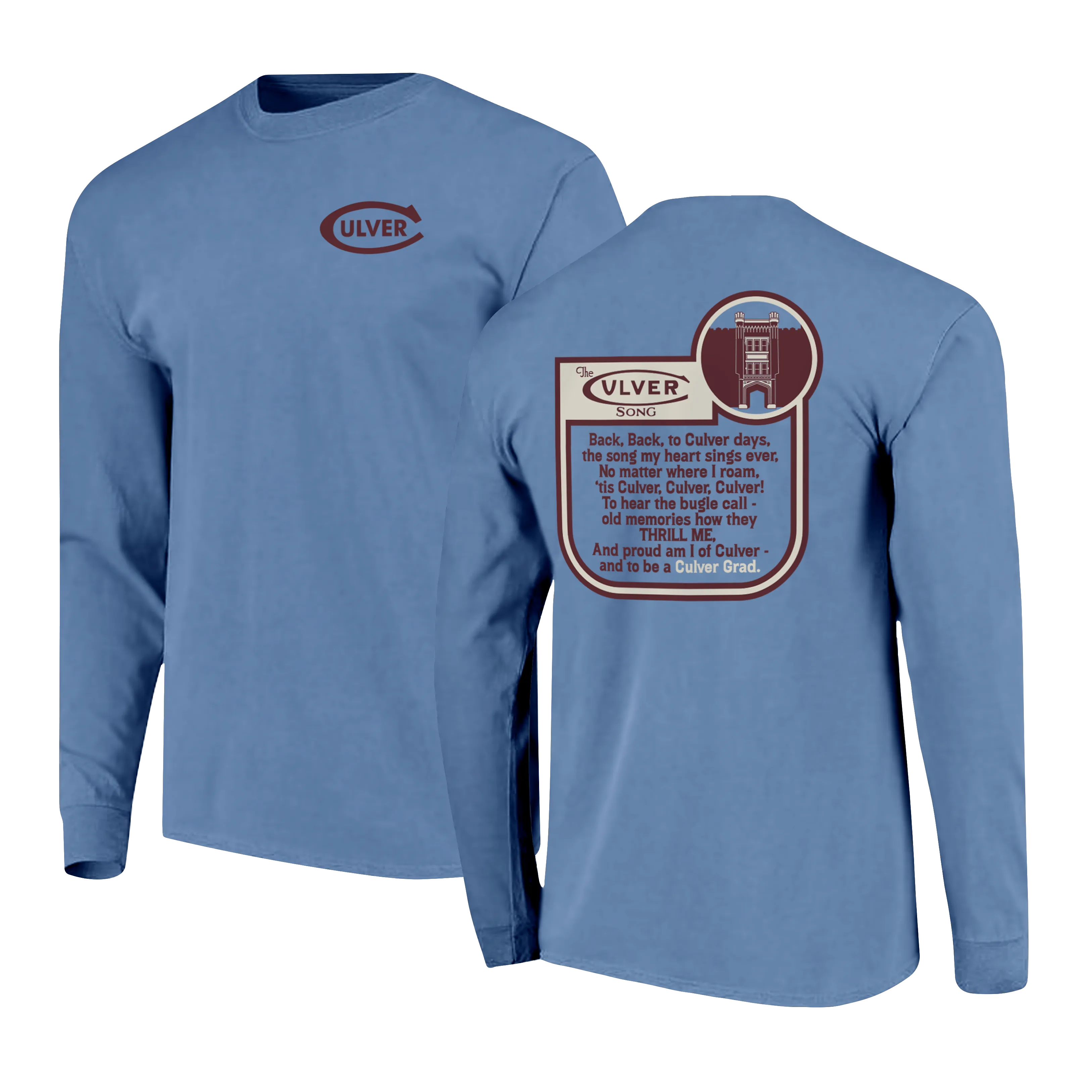 Fashion-Forward Fit Culver Song Comfort Colors Tee-Washed Denim