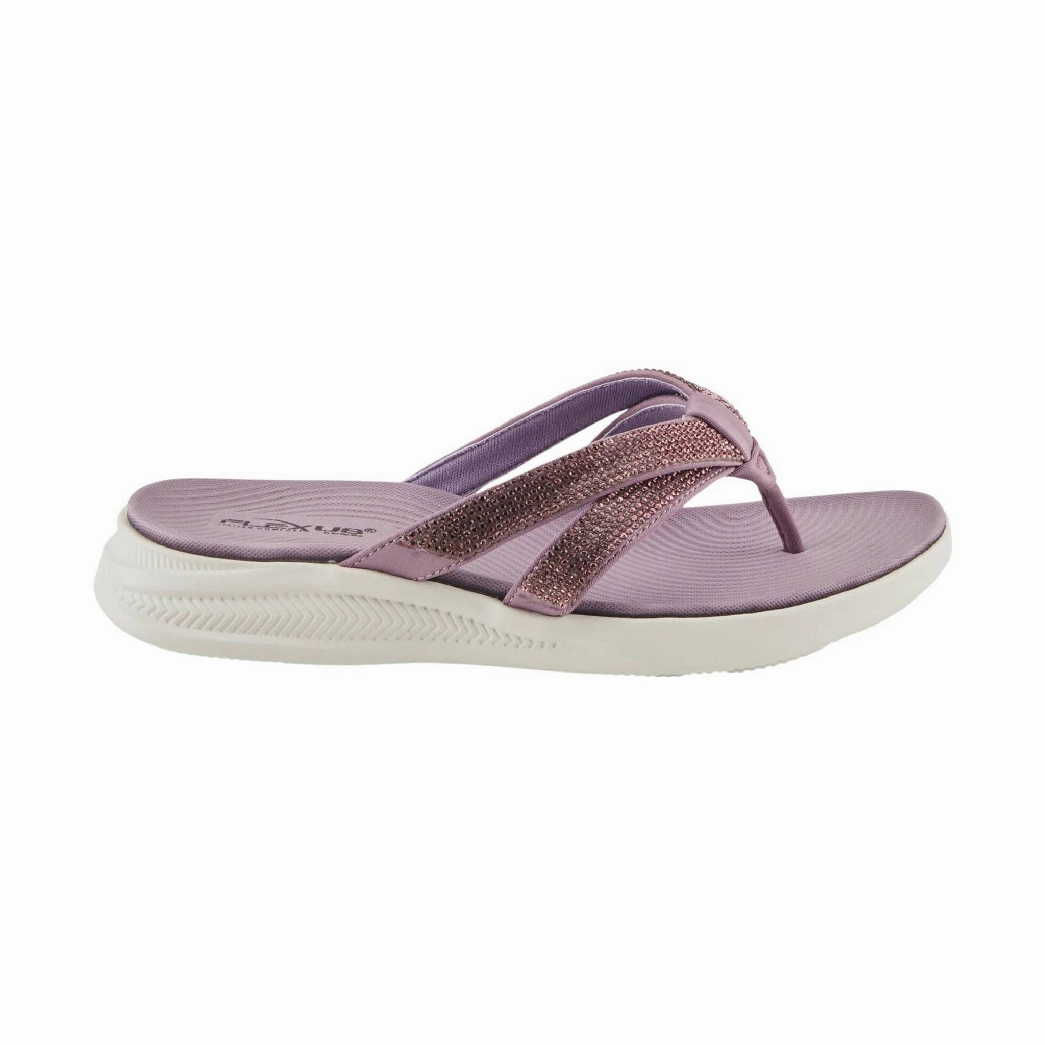 Durable Outdoor Shoes Pastel Soft Flexus Women's Ashine Sandals - Purple
