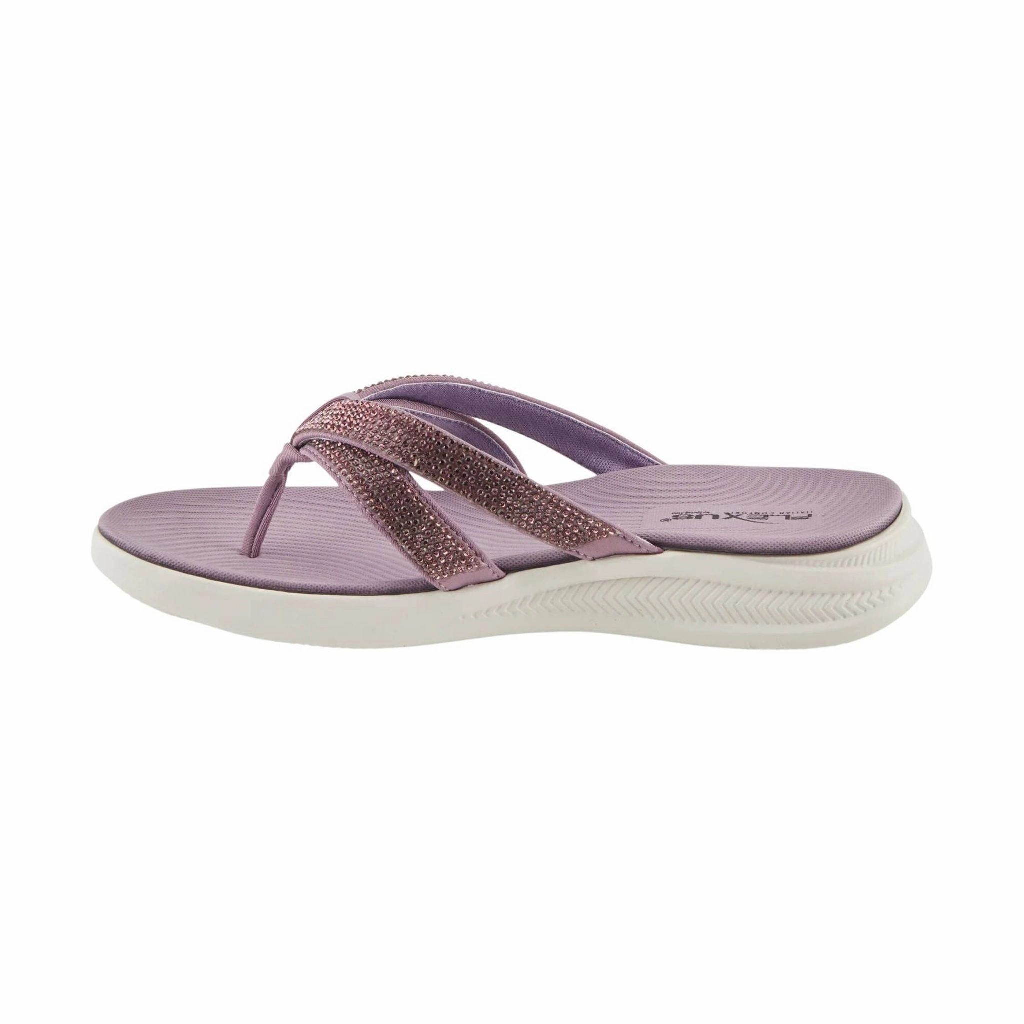 Impact Diffusing Lifted Feel Flexus Women's Ashine Sandals - Purple