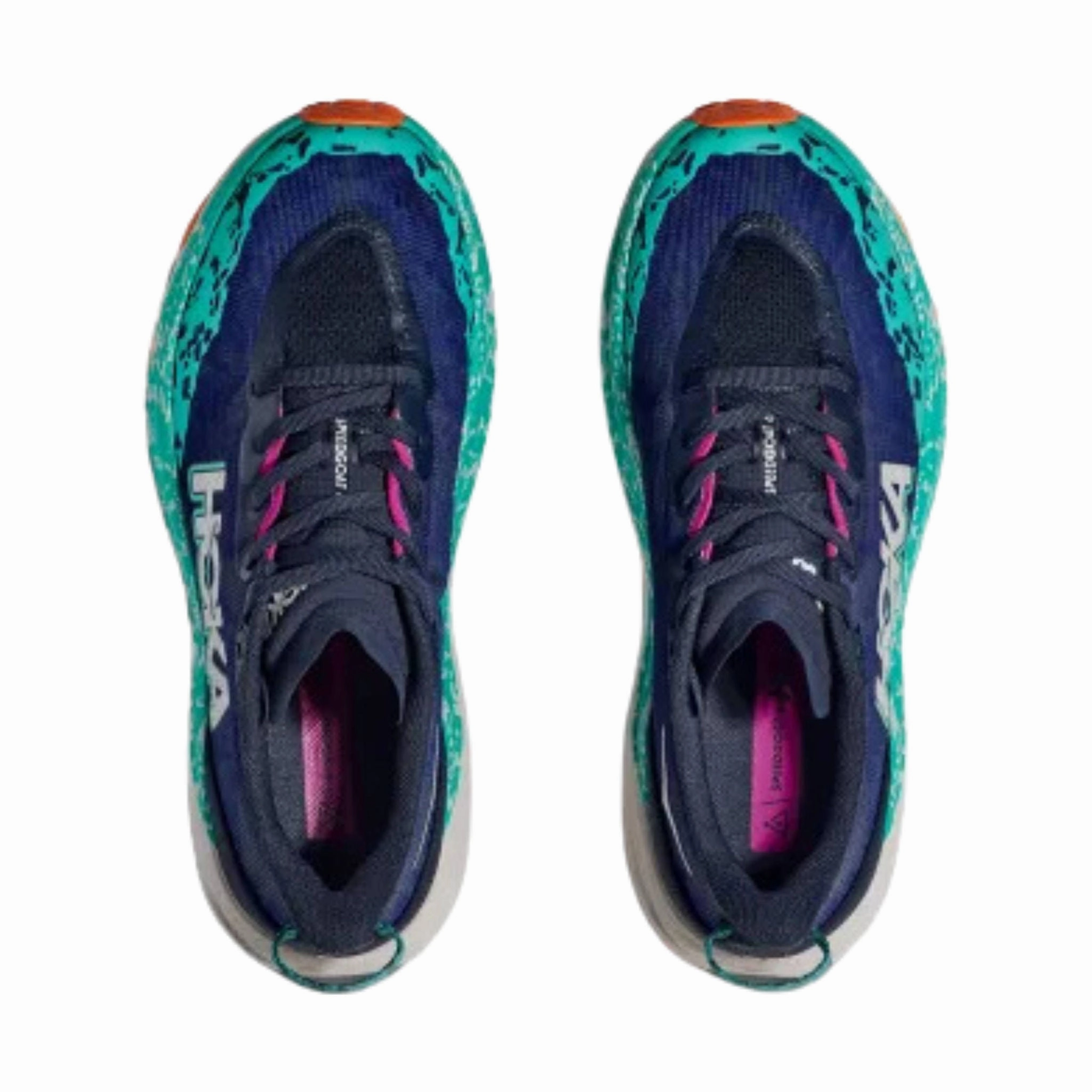 Minimal Pressure HOKA Women's Speedgoat 6 Trail Running Shoes - Midnight/Meteor