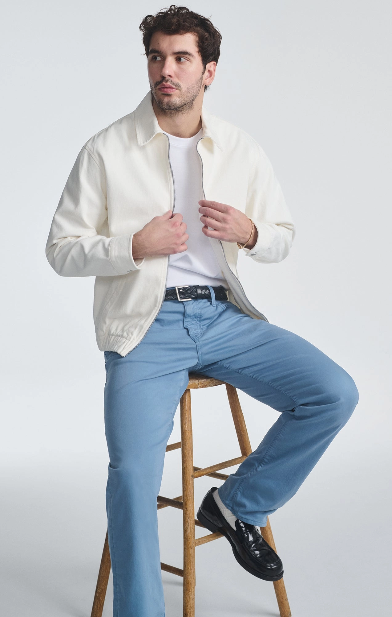 StaticResistantMaterial MATT RELAXED STRAIGHT LEG IN RIVIERA TWILL