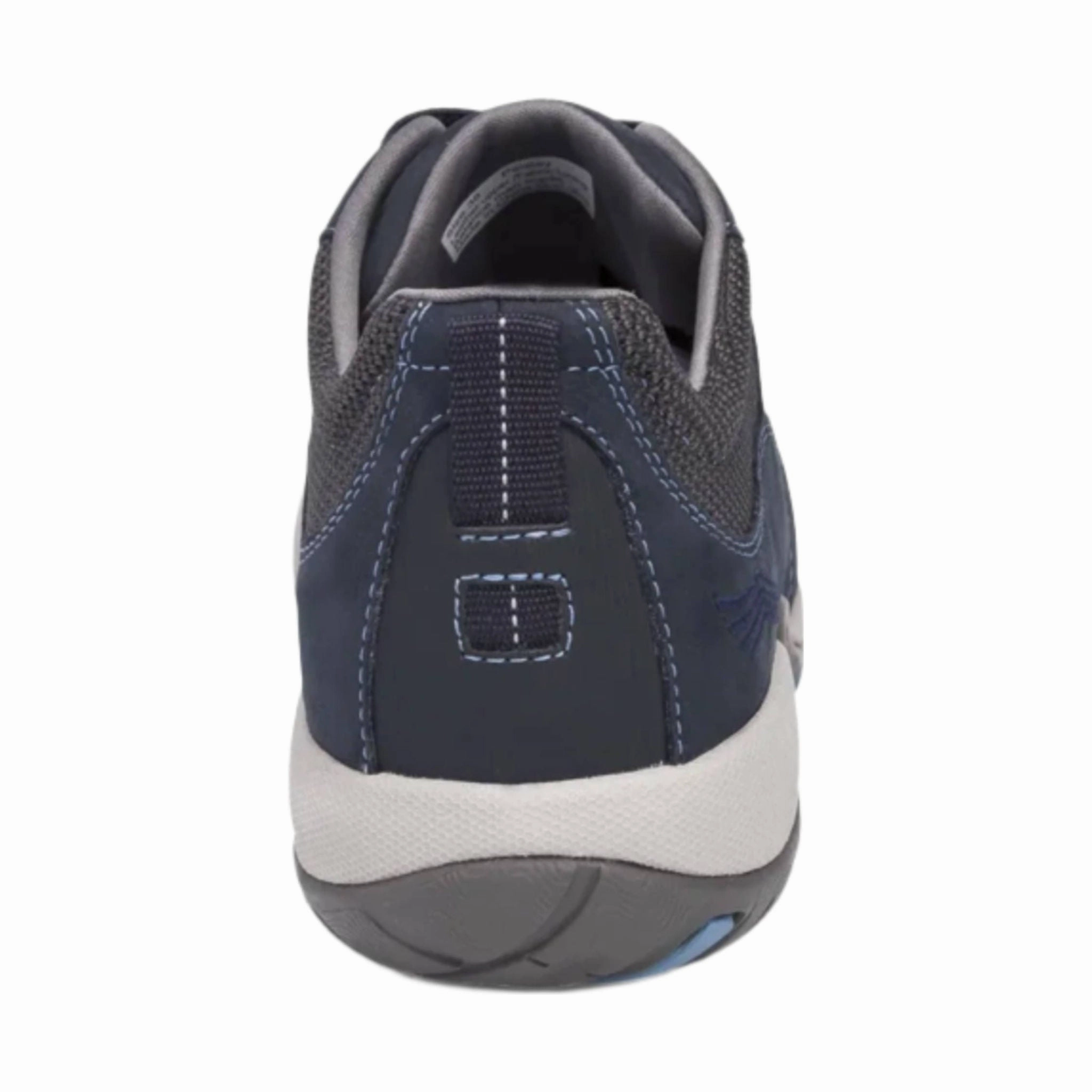 Dansko Women's Paisley Wide Waterproof Sneaker - Navy Milled Nubuck Thermoplastic Stability Frame Modern Routine