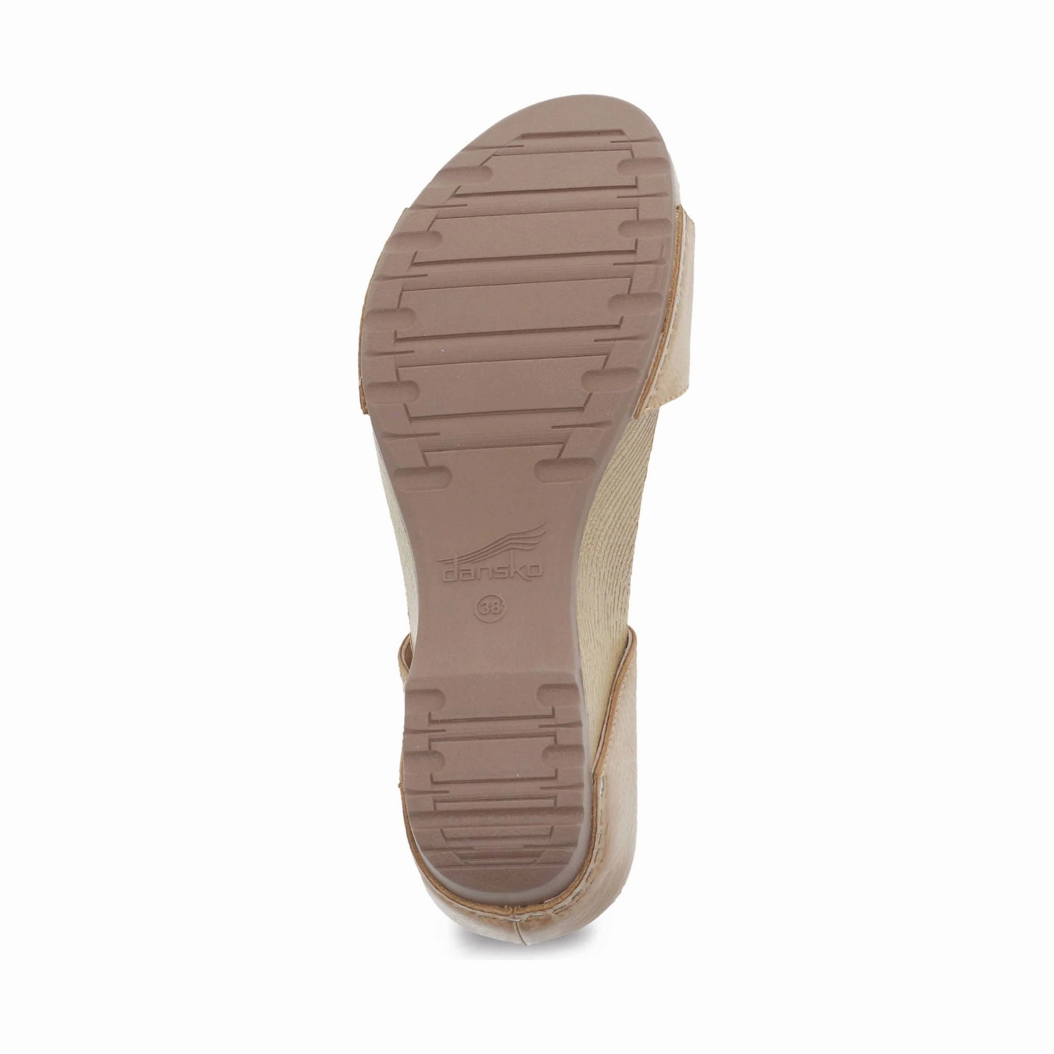Dansko Women's Tanya Sandal - Tan Milled Burnished Freedom Move