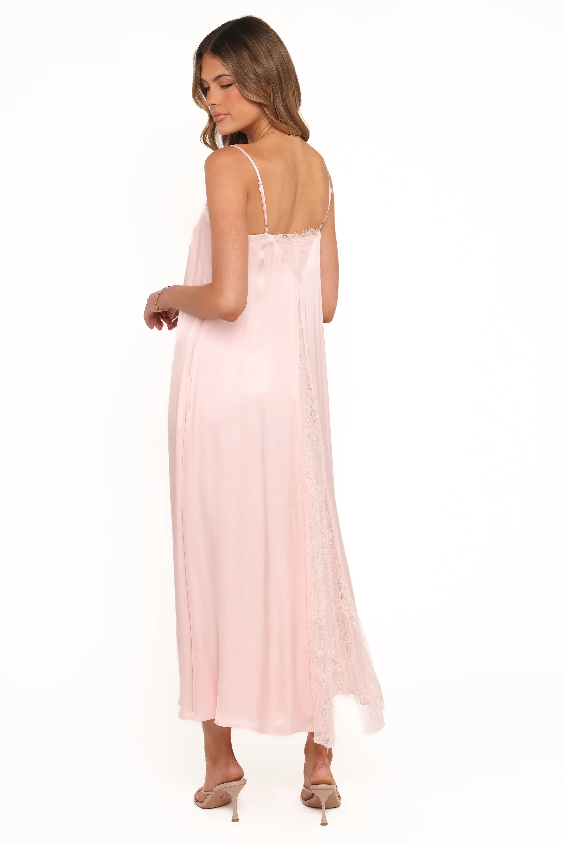 Light Fall Halsey Midi Dress - Pink