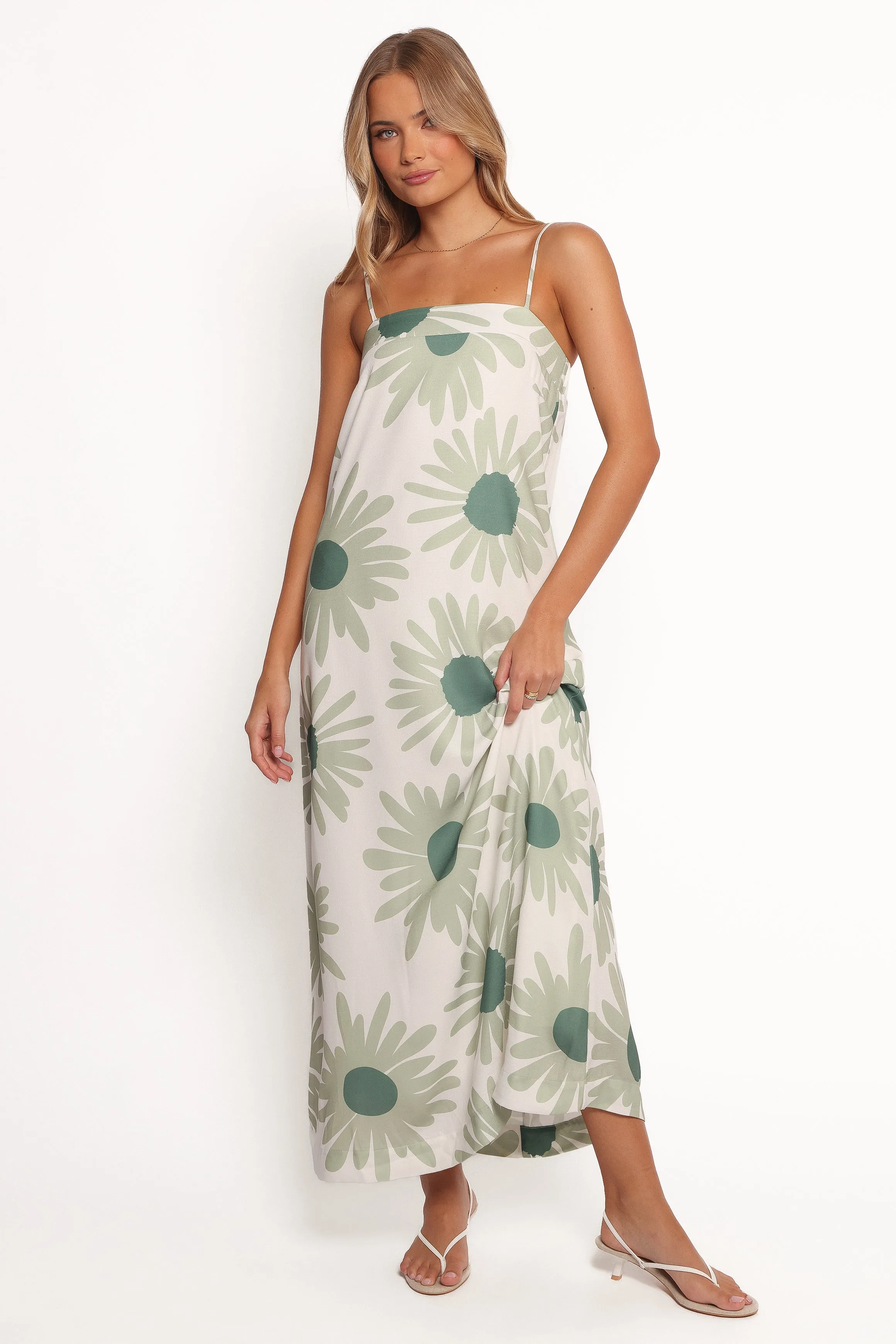 Warm Season Wilson Maxi Dress - Green Floral