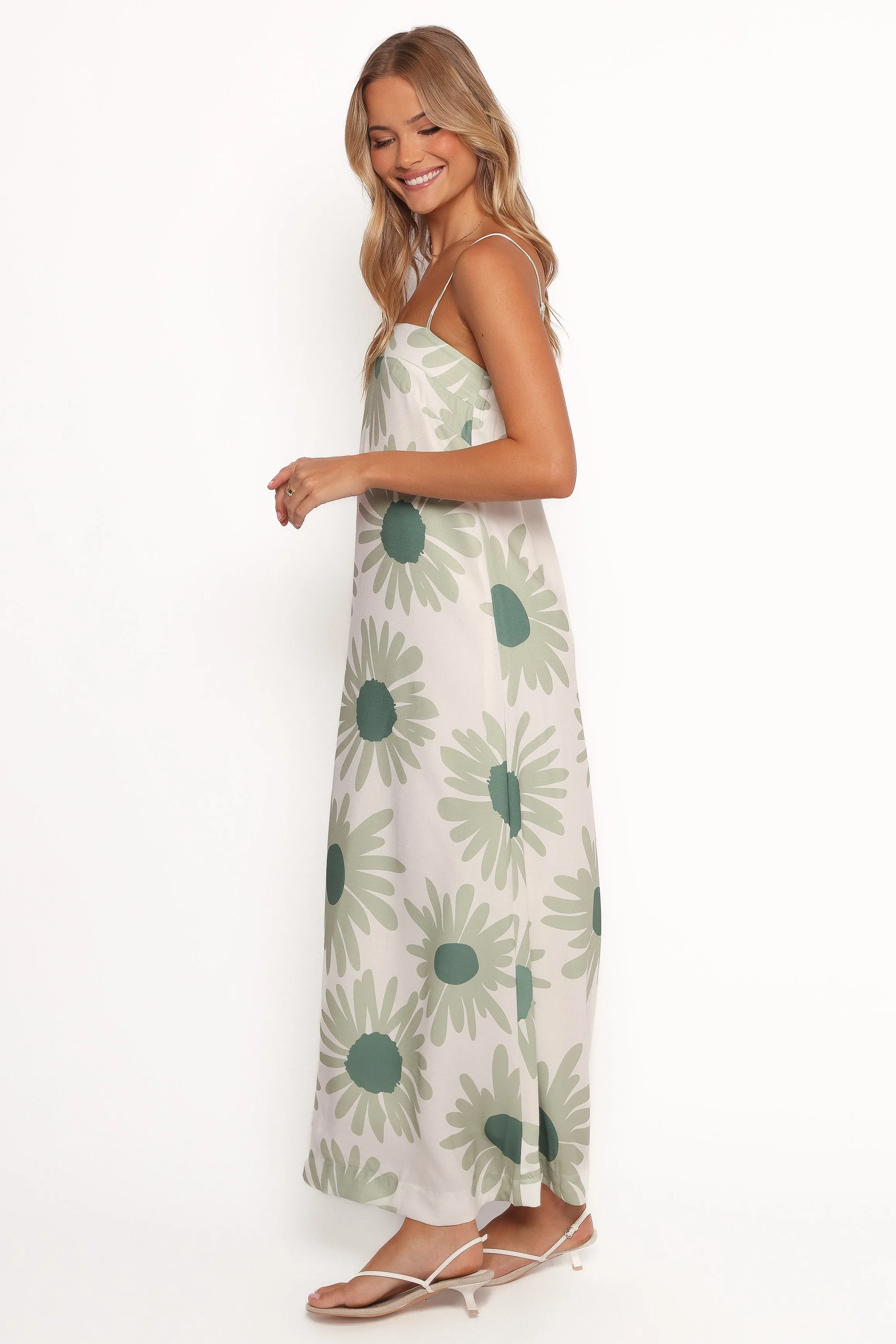 Korean Trend Trend Smart Wilson Maxi Dress - Green Floral