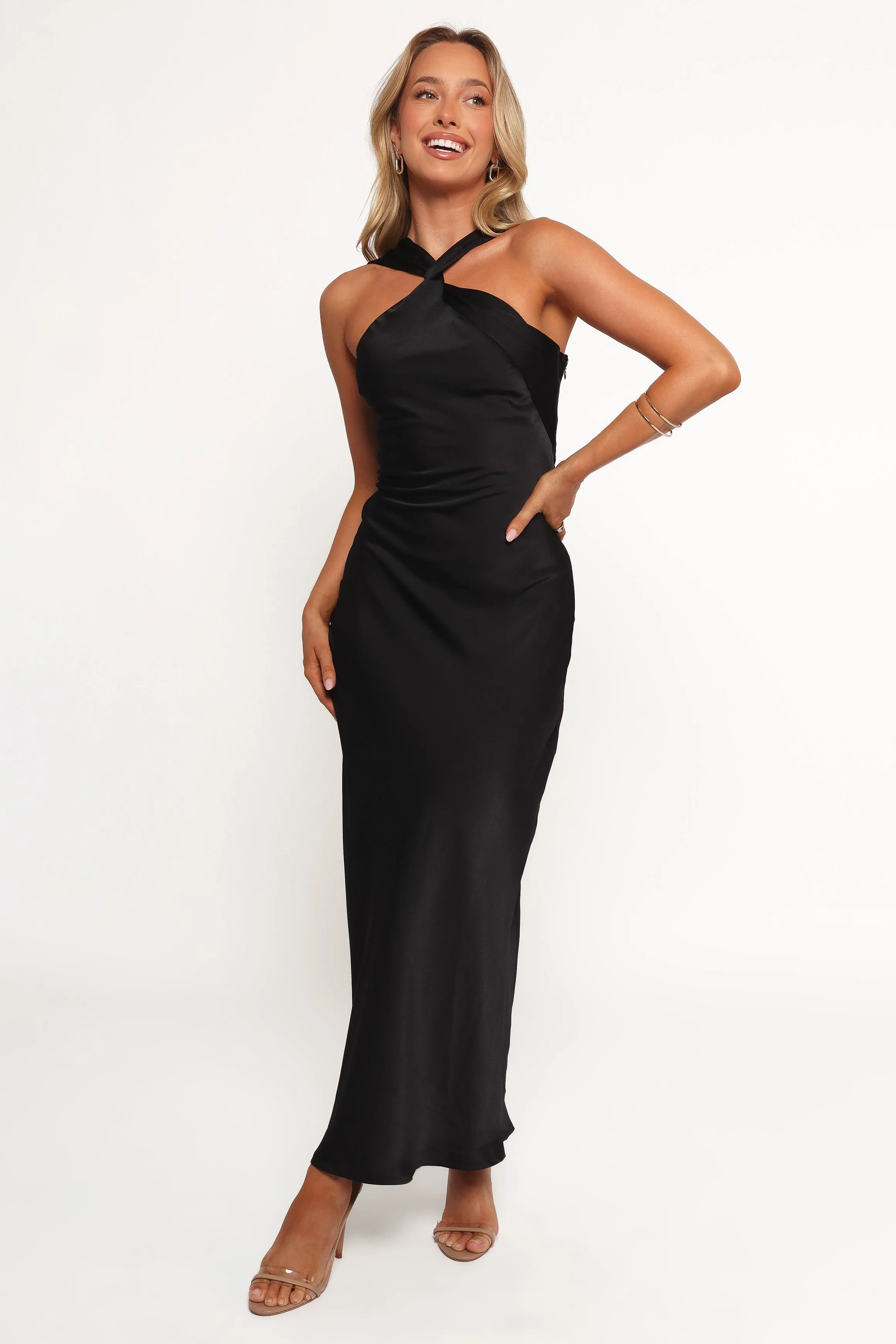 Donata Maxi Dress - Black Versatile Layer relaxed shape