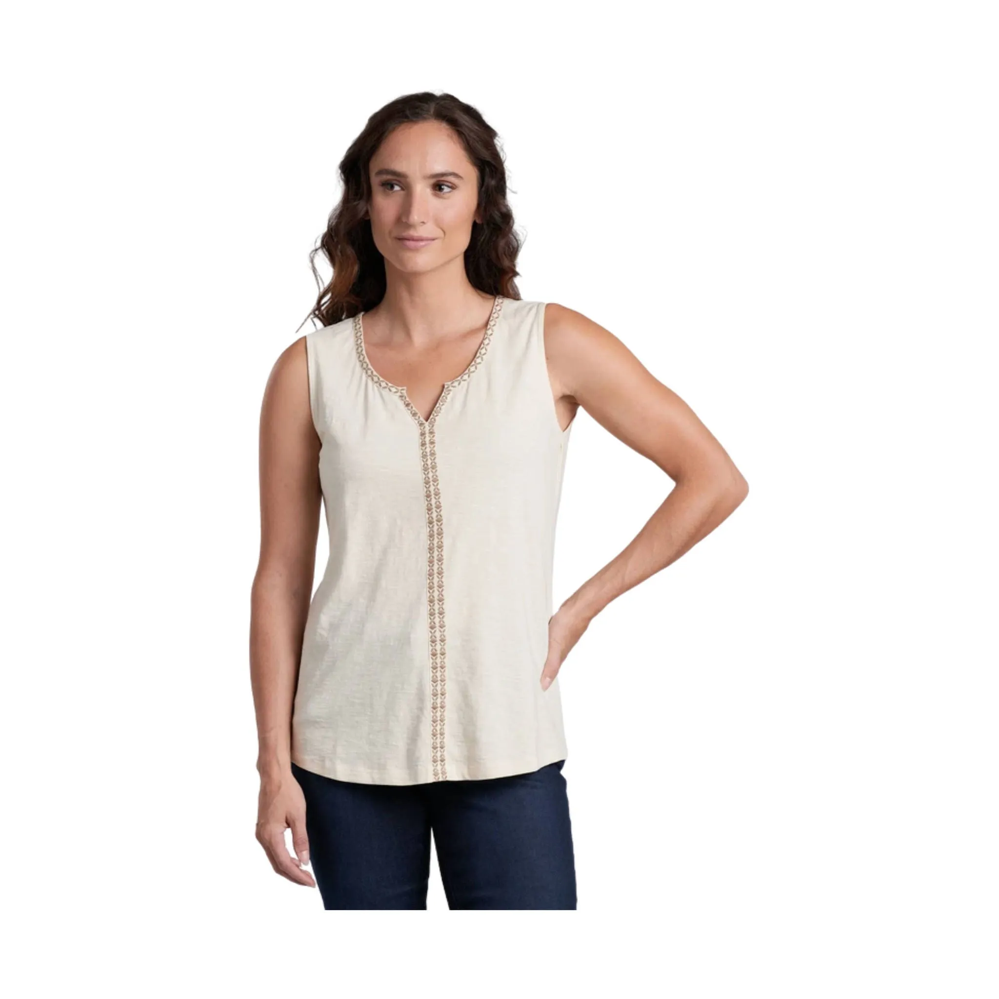 Kuhl Women's Shay Tank - Ivory ReinforcedShoulderConstruction