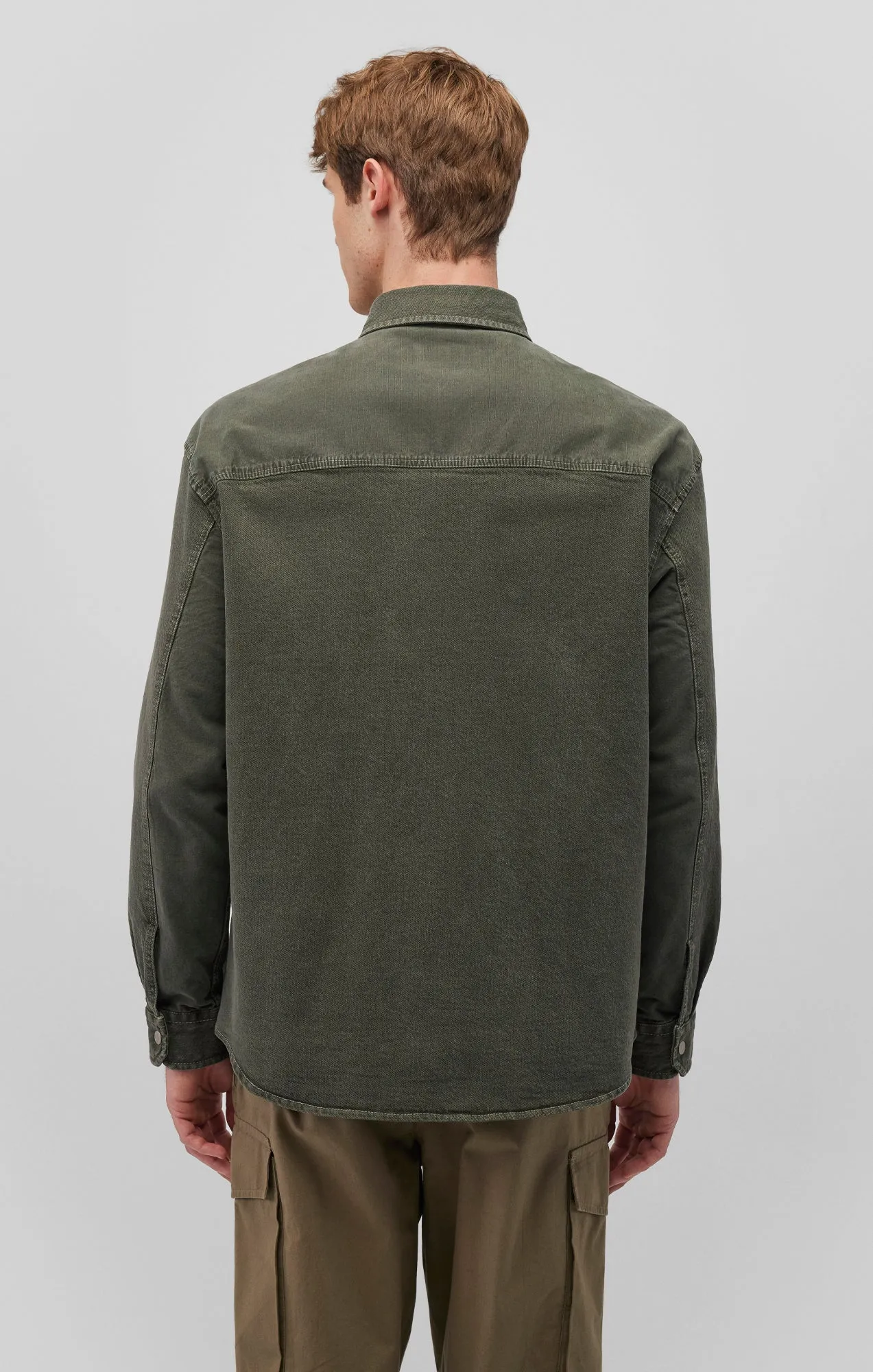 DOUBLE POCKET OVERSHIRT IN CLIMBING IVY Casual Design Dynamic Design