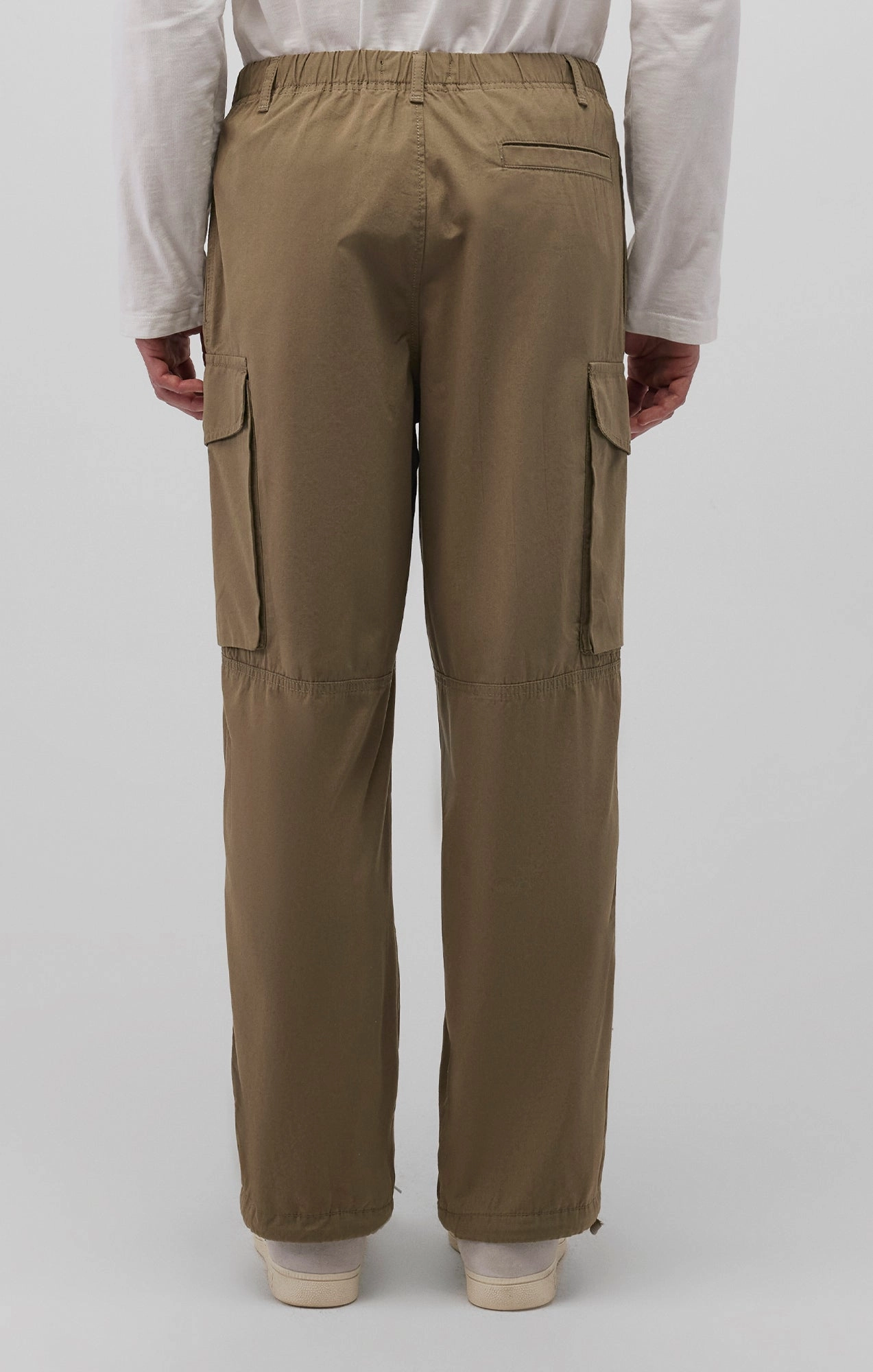 DOUBLE POCKET CARGO PANTS IN COVERT GREEN Anti Static Fabric