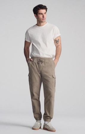 DOUBLE POCKET CUFFED CARGO PANTS IN BRINDLE snag resistant Relaxed Design Wear