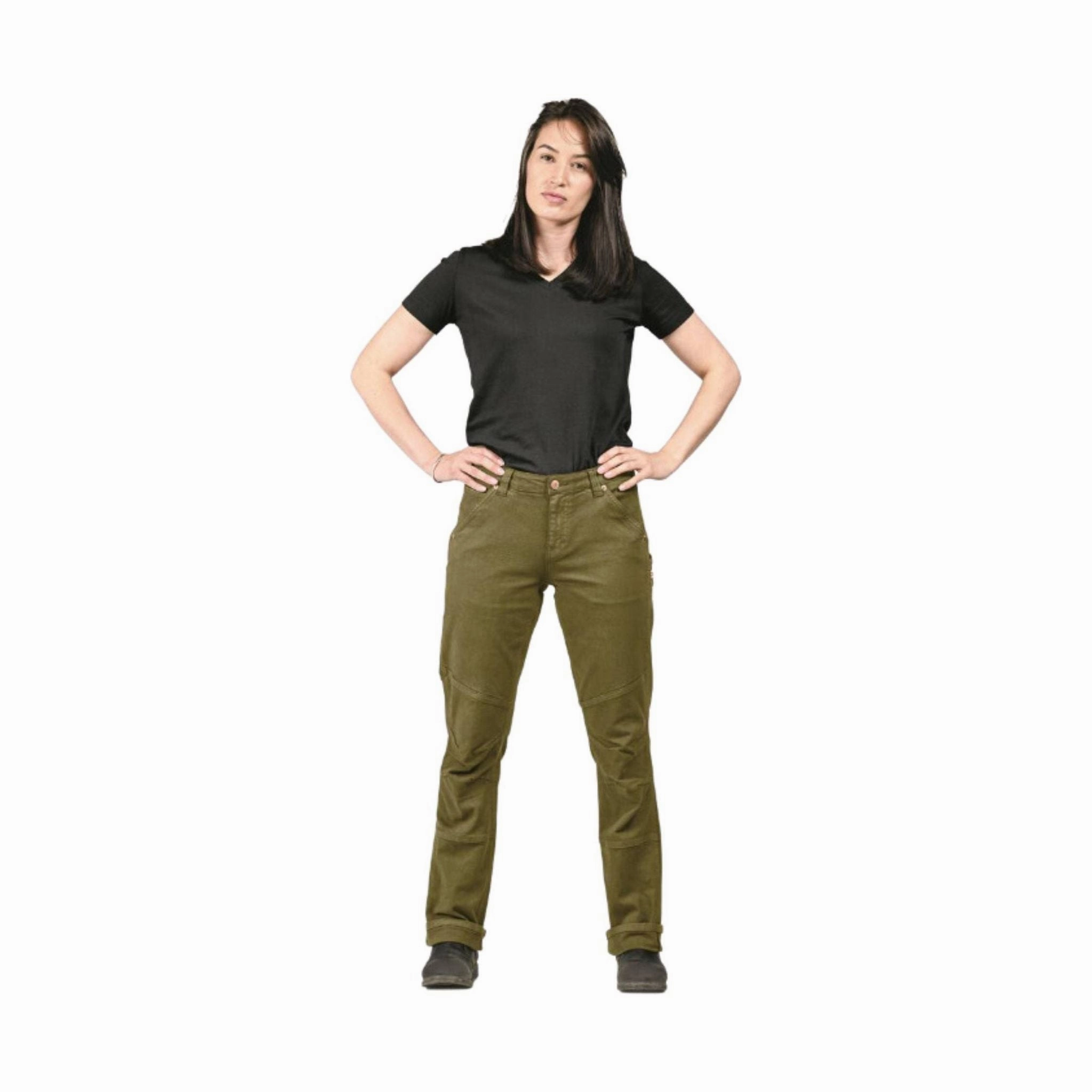 Dovetail Women's Go To Pant - Kelp Green Urban Comfort