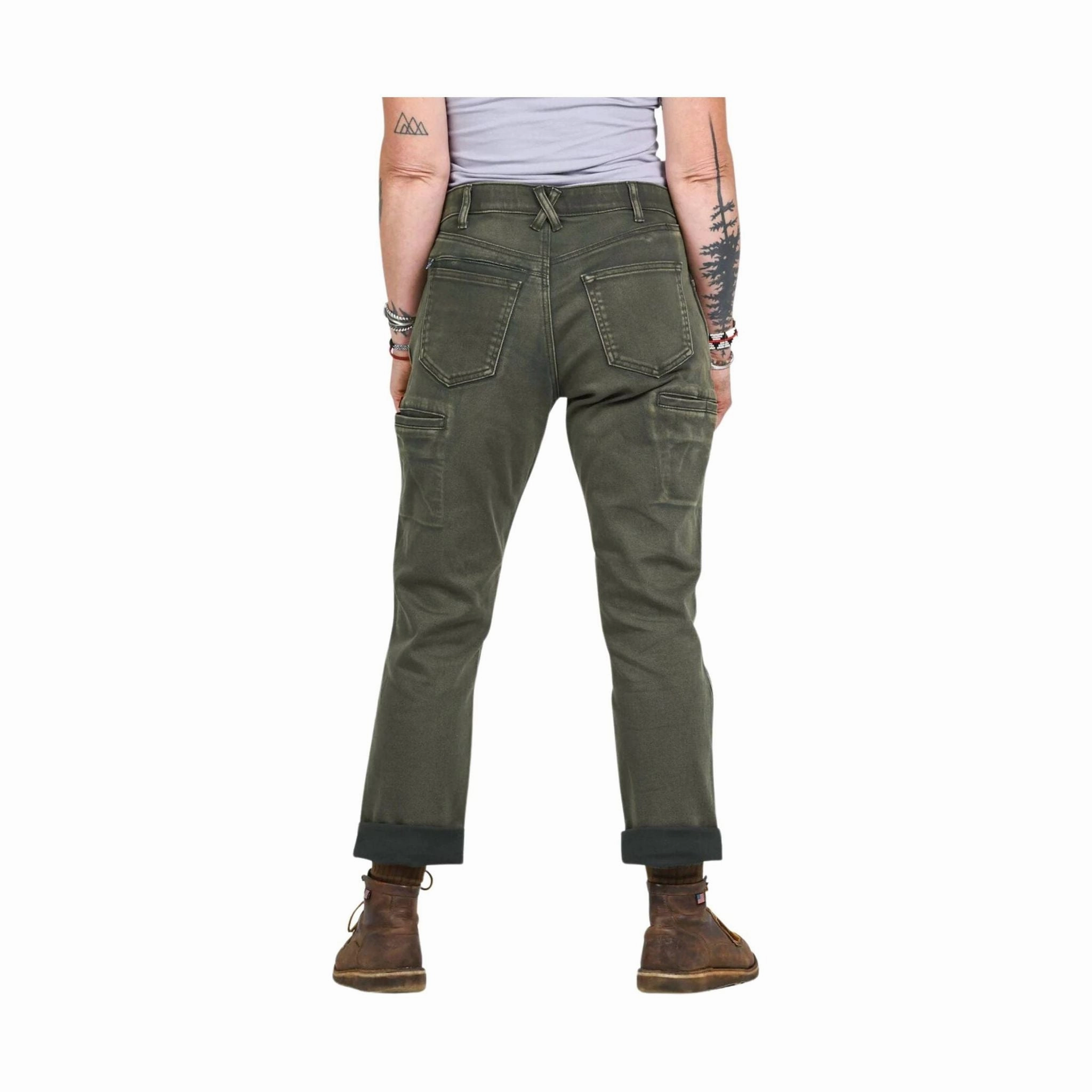 AntibacterialCoating Dovetail Women's Shop Pant - Olive Green