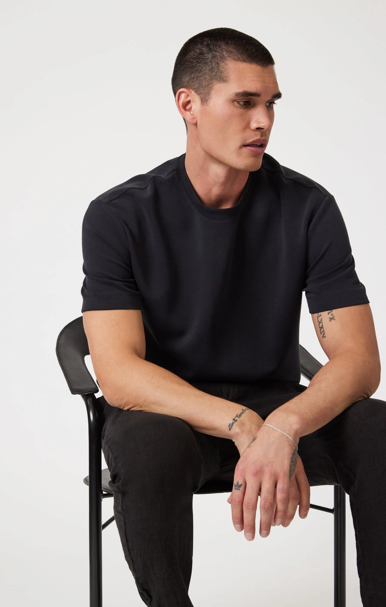 Athletic Comfort DRAWSTRING LINEN PANTS IN BLACK