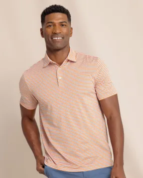 Driver Caravel Stripe Polo - Peach Parfait Timeless Layers