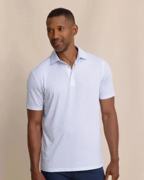 Driver Cocktail Hour Printed Polo YarnDyed Construction Relaxed Look