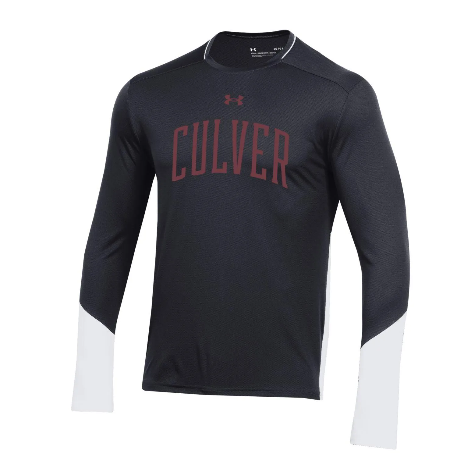 Under Armour Men's Gameday Long Sleeve Tee - Black & White Seasonal Layering