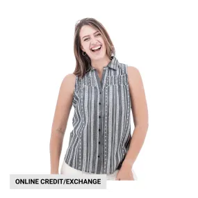 Old Ranch Women's Saguaro Tank Top 24 - Navy Antistatic