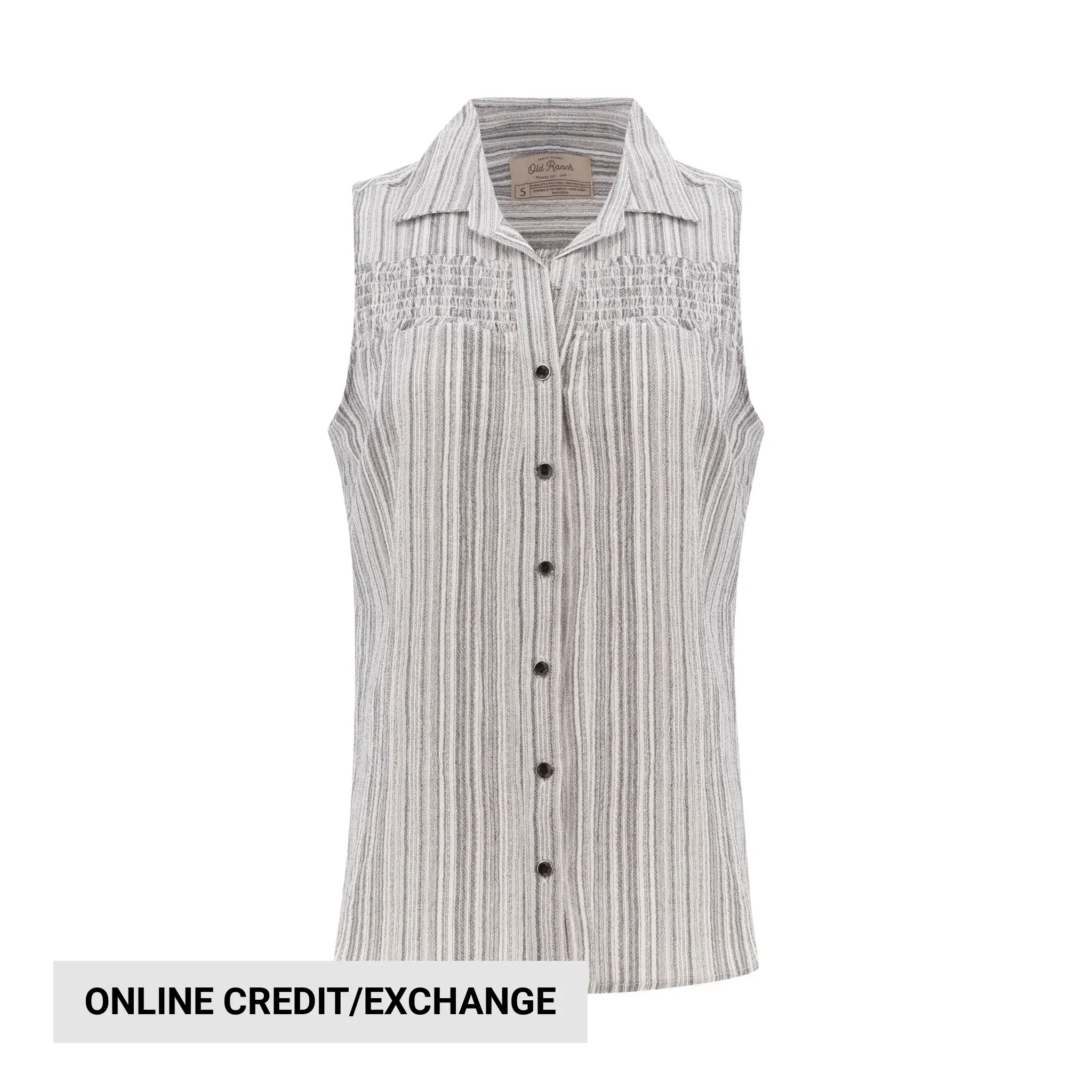 Tear Resistant Weave Old Ranch Women's Saguaro Tank Top 23 - Black