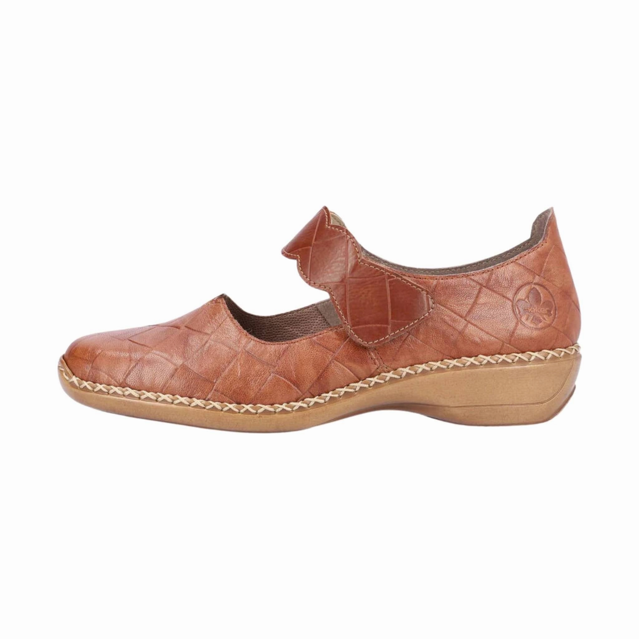Rieker Women's Doris Sandal - Brown Easy Days