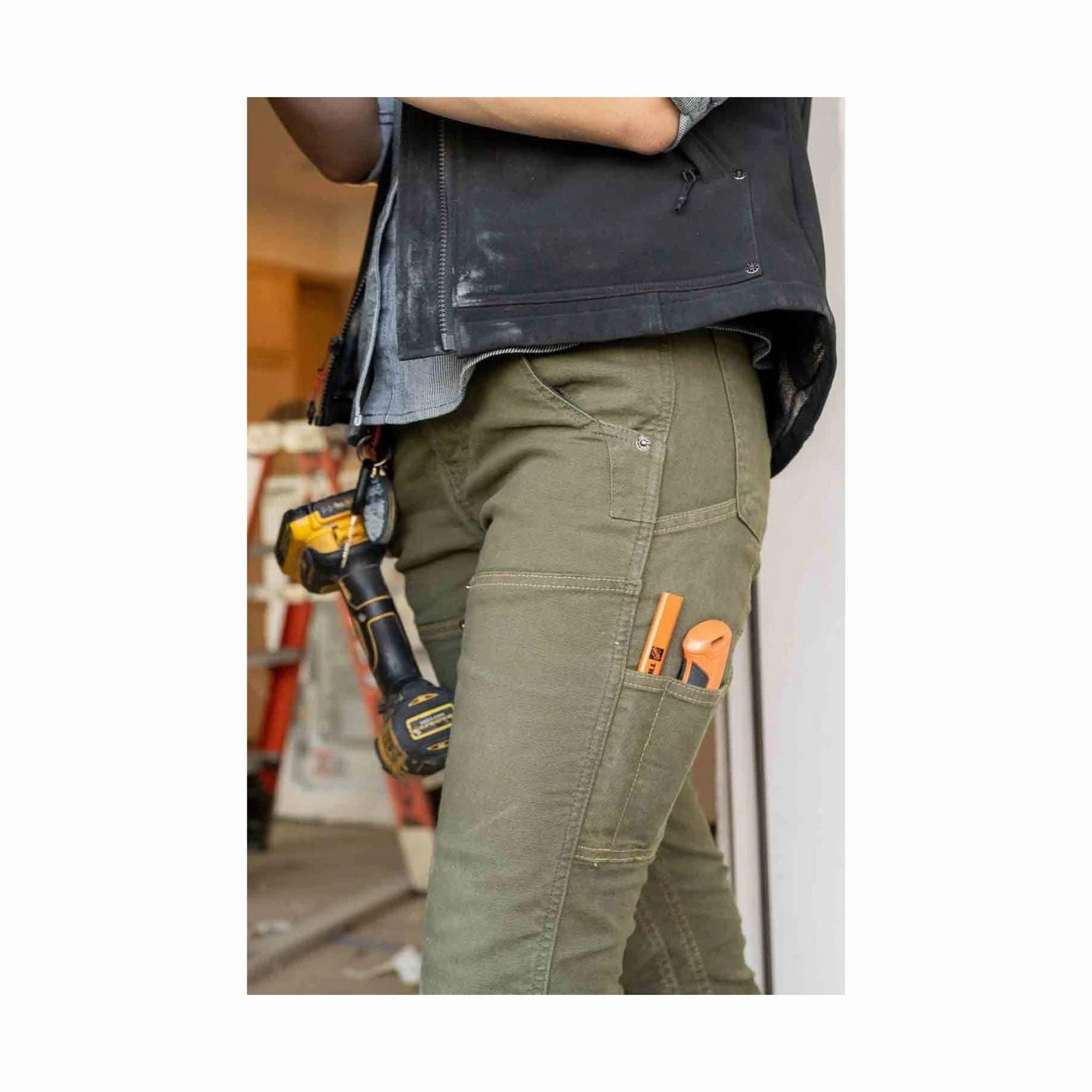 Dovetail Women's Maven X Pant - Moss Green Stretchable Design Flexible Layer Fit