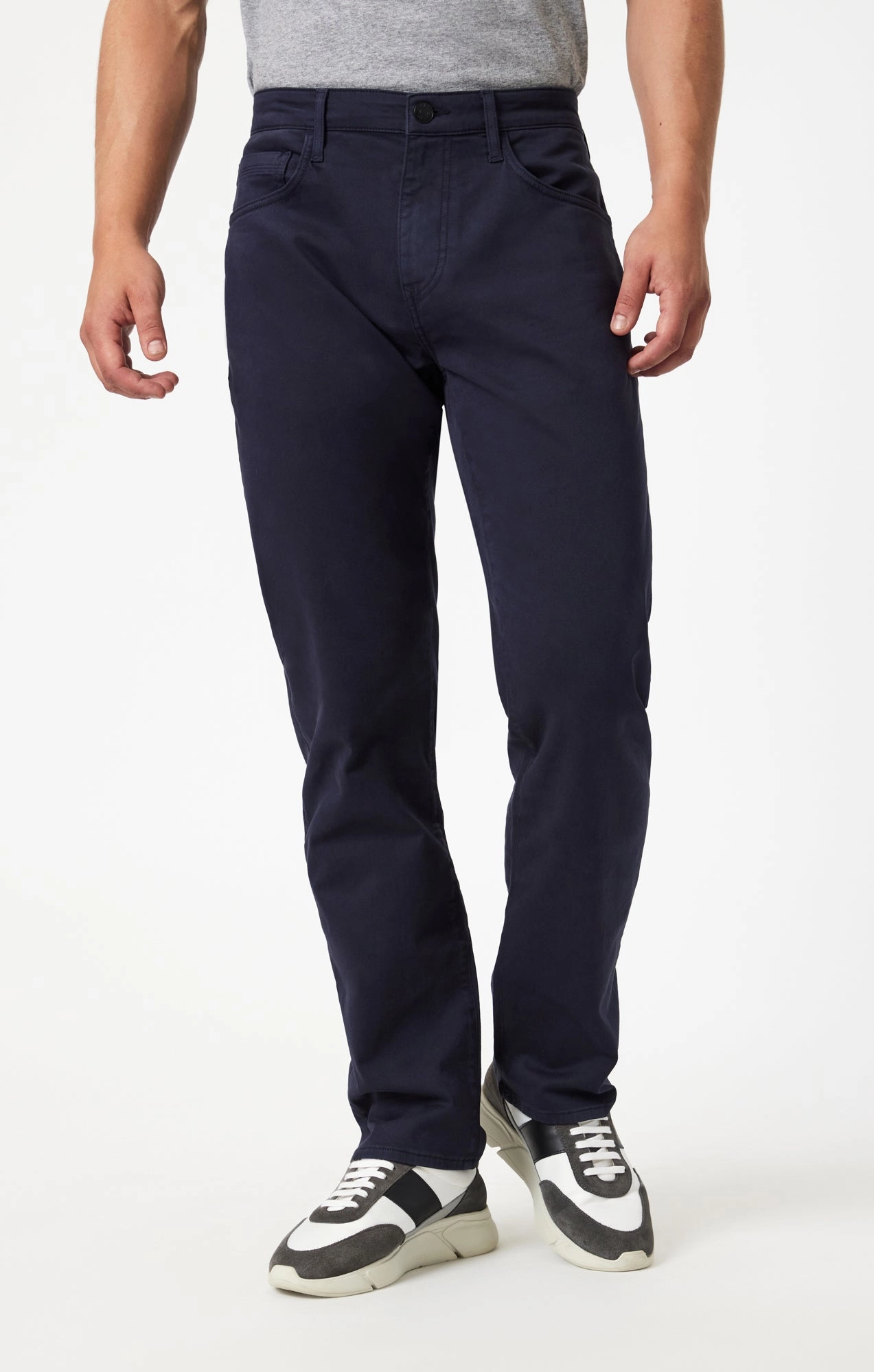 Sweat Wicking Liner High Quality Material ZACH STRAIGHT LEG IN DARK NAVY CASUAL TWILL