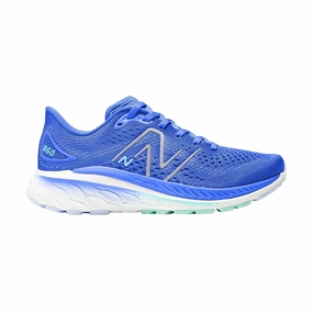 New Balance Women's Fresh Foam X 860v13 Road Running Shoes - Bright Lapis/Bright Mint/Starlight All-weather lining