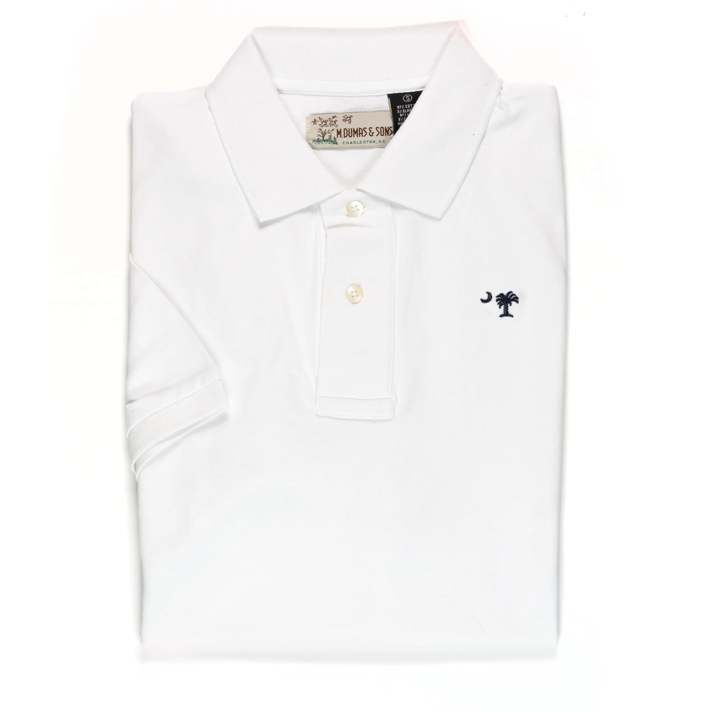 Palmetto Polo - White Layering Staple