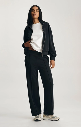 SPORTY LUXE TENCEL? PANTS IN BLACK Quality Fabric Perfect Silhouette
