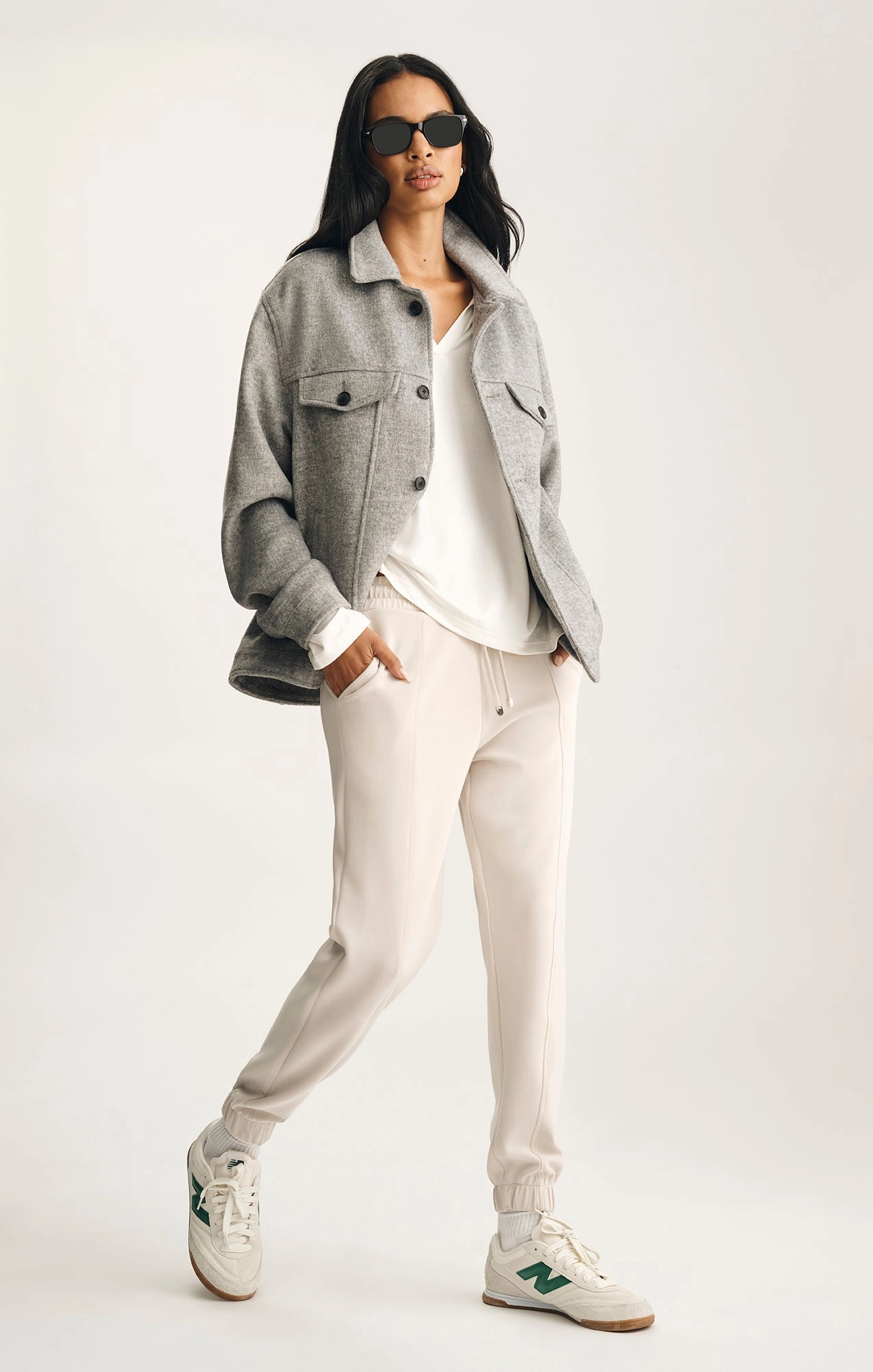 LUXE TOUCH TENCEL? SWEATPANTS IN PUMICE STONE All Season Wear Soft Finish