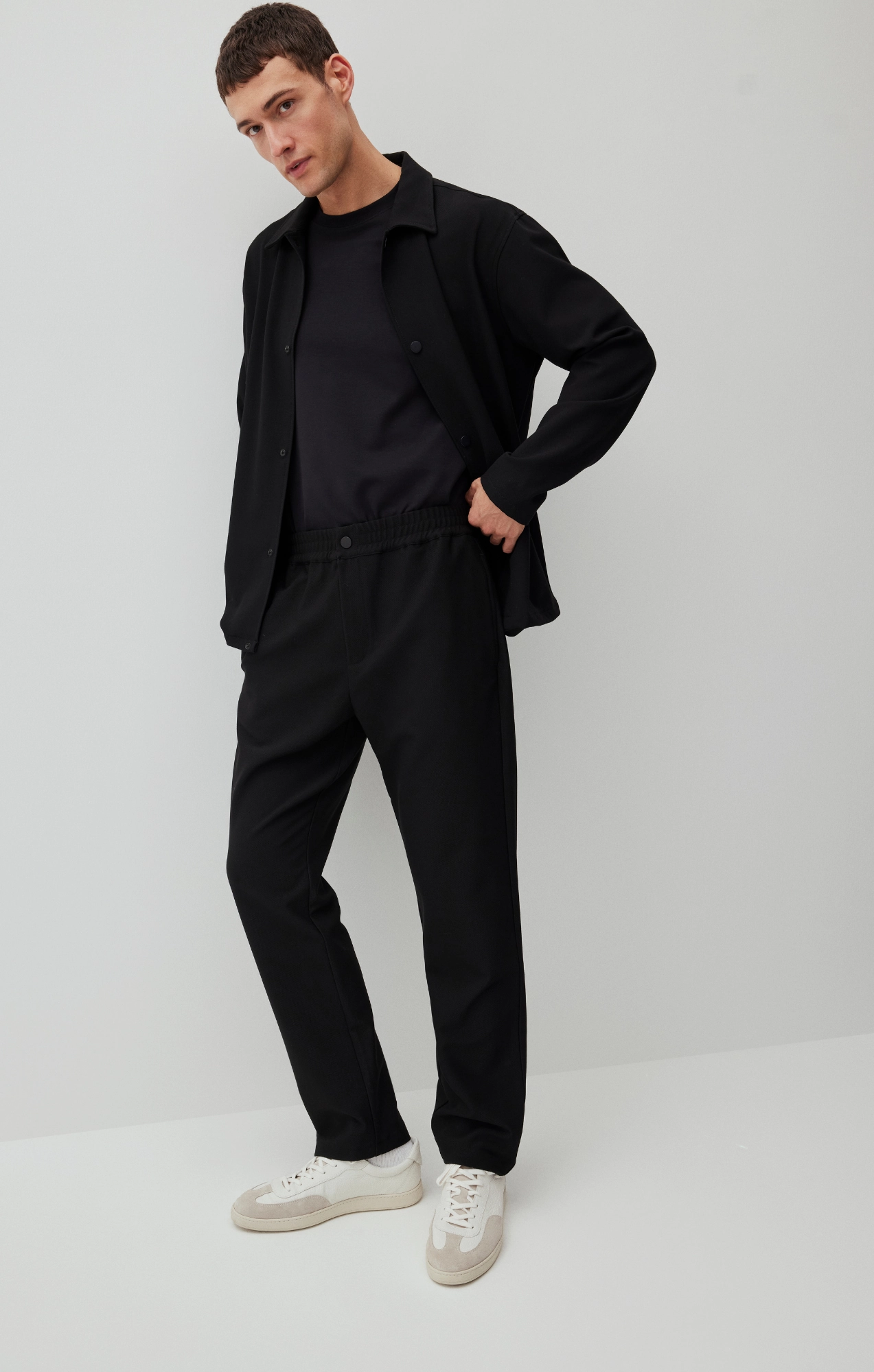 FlameRetardantTreatment Quick-Dry Material DRESS PANTS IN BLACK
