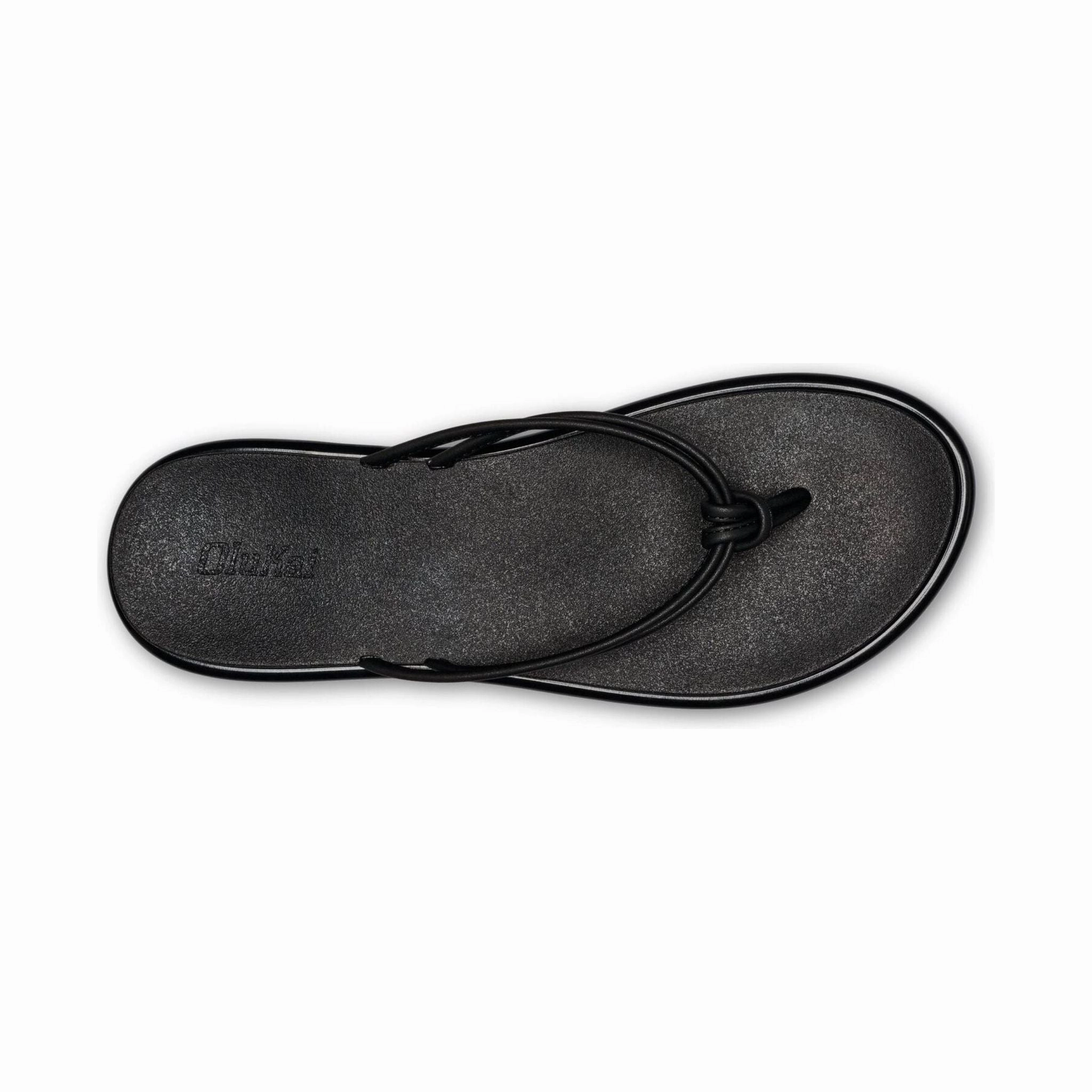 Daily Basic Ventilation holes Olukai Women's Aka Flip Flop - Black