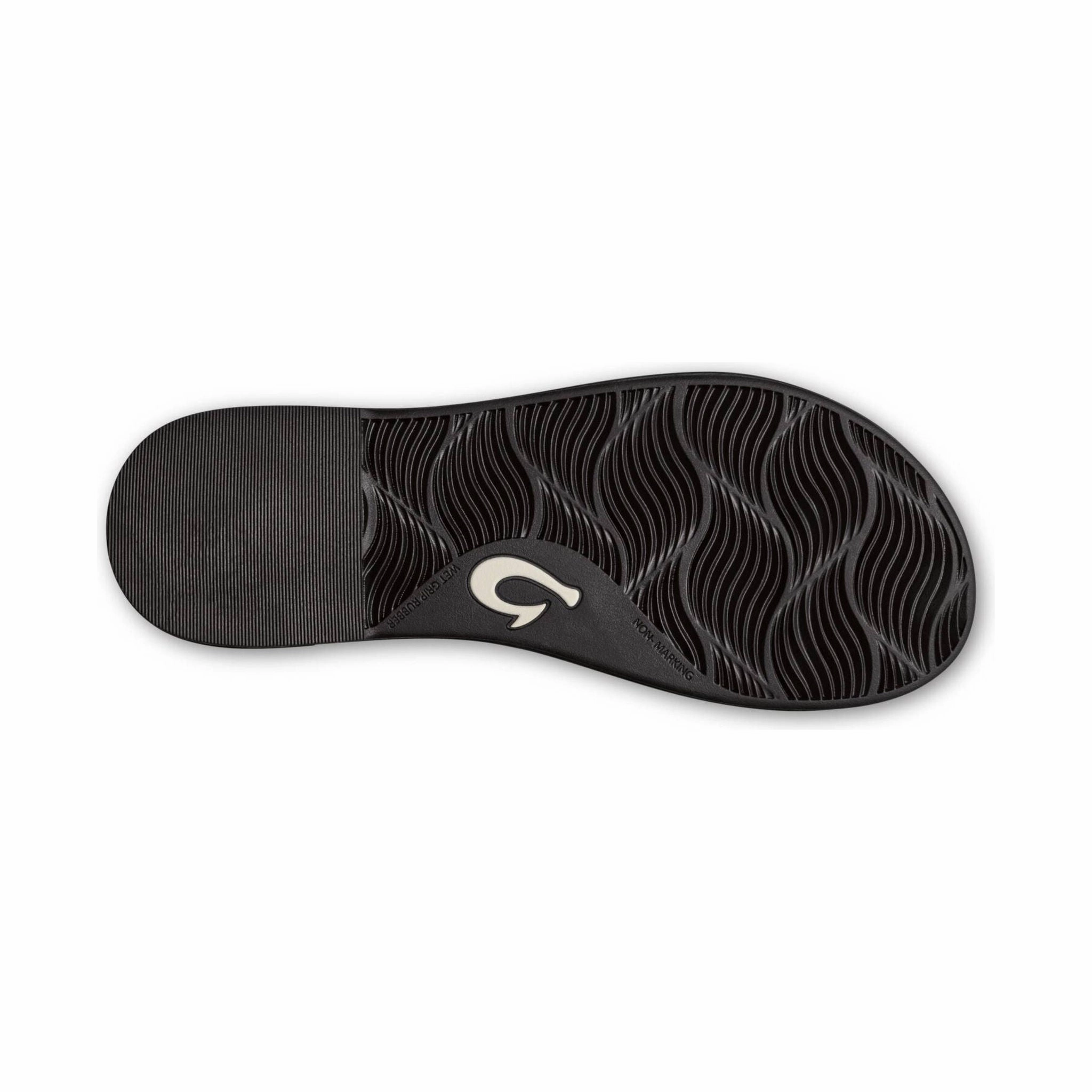 Olukai Women's Aka Flip Flop - Black Step Ready