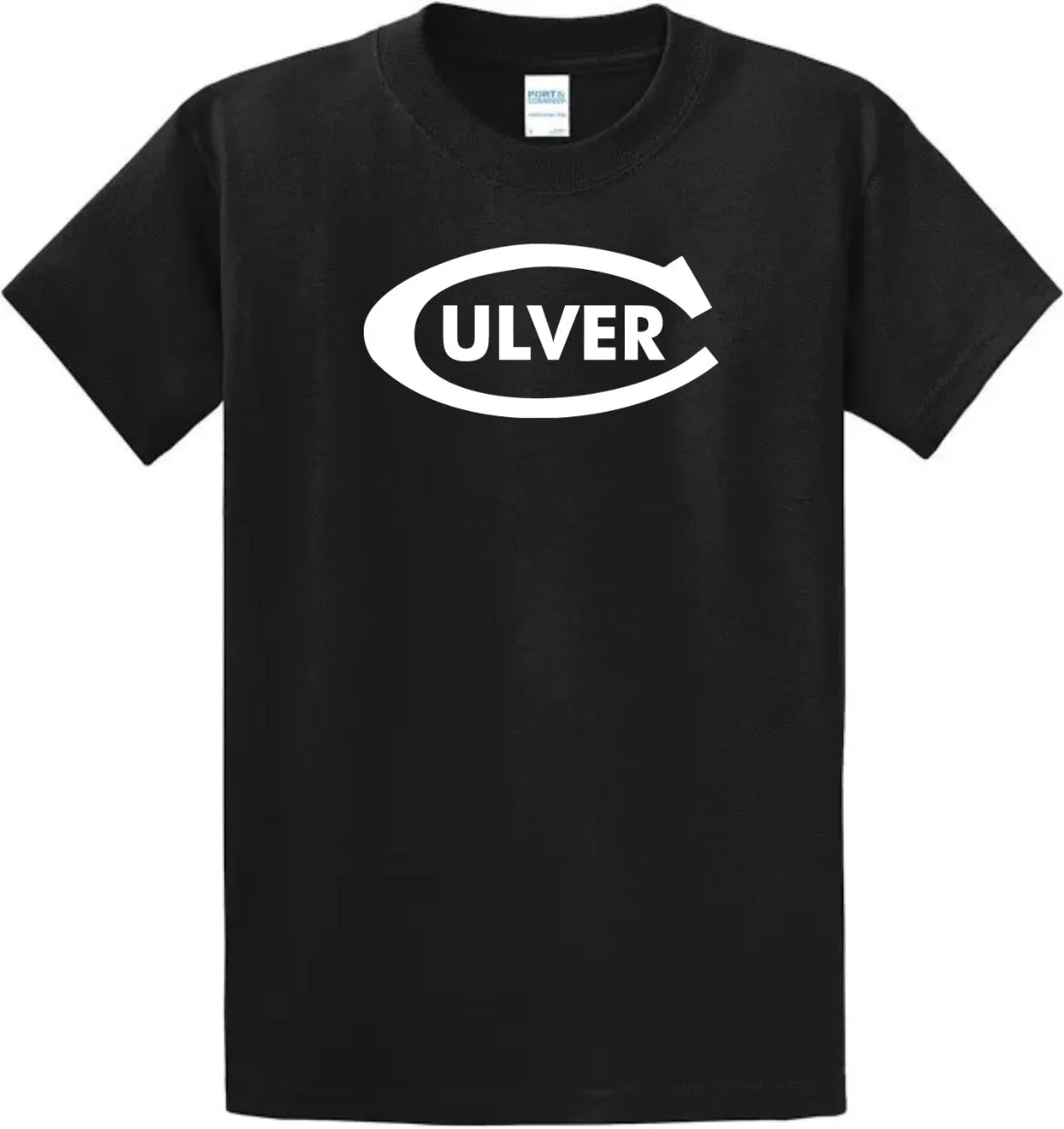 Classic Culver Logo Tee - Black Smart Layering V neck style