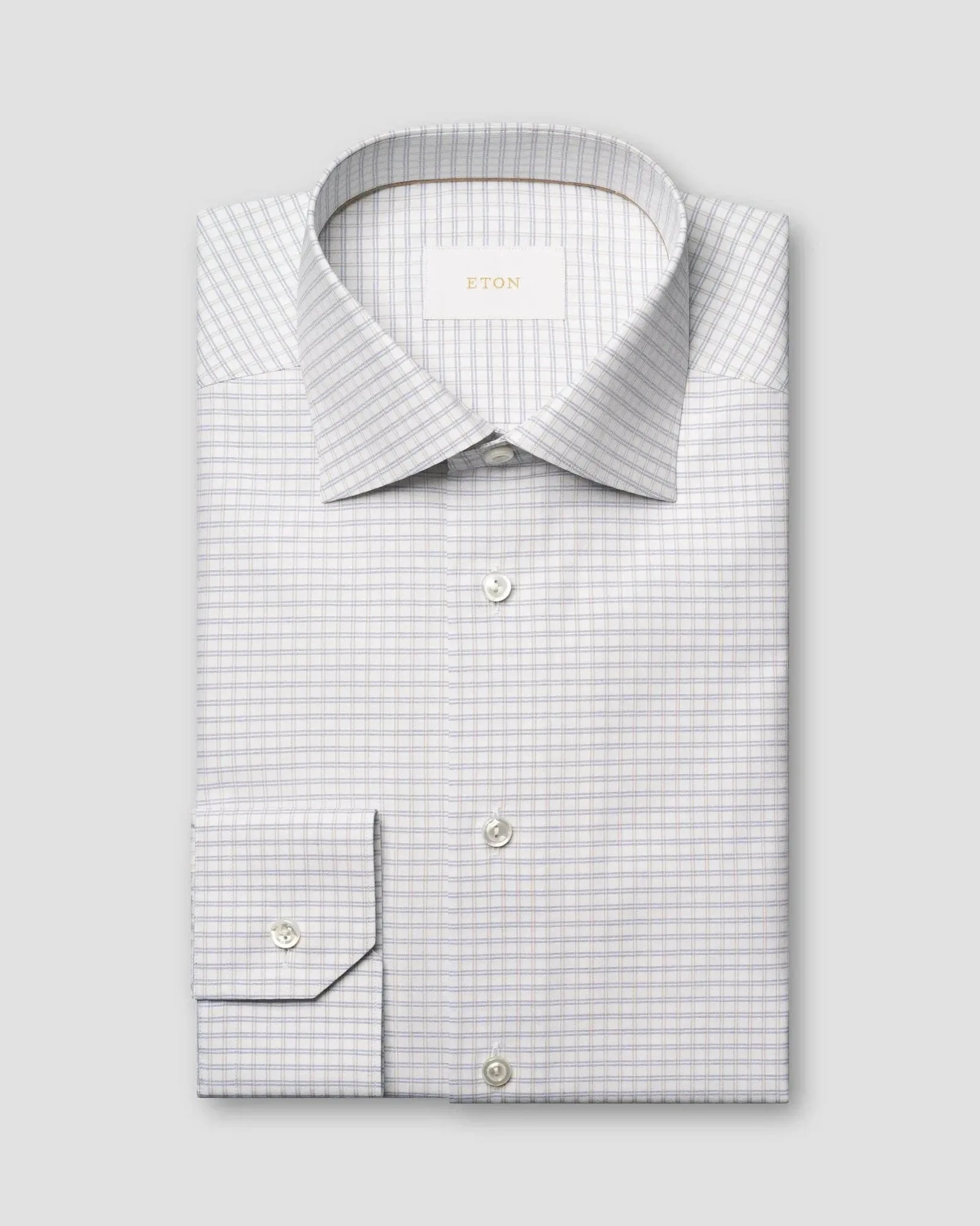 Winter Fashion Job Interview Check Supima 120 Shirt