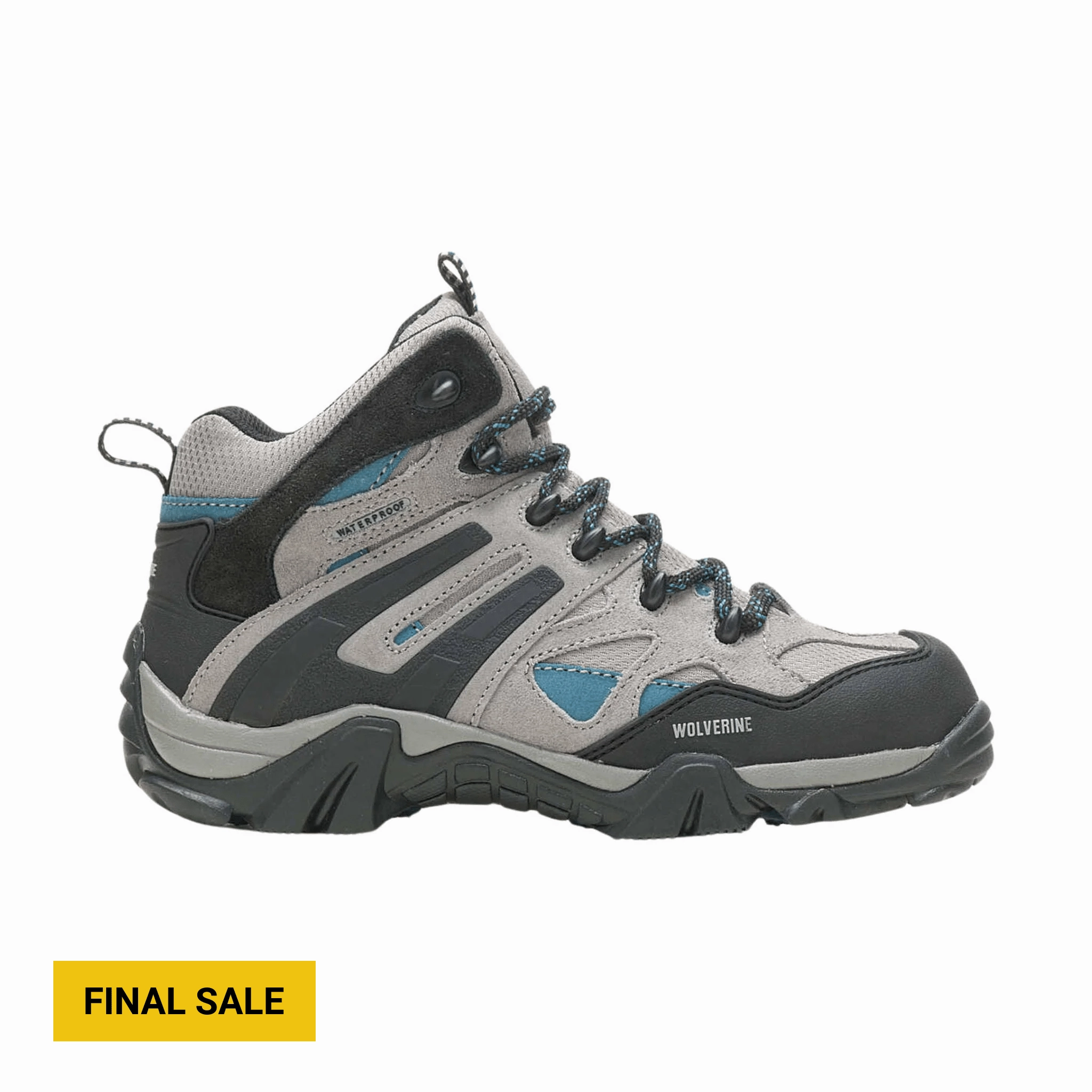 Casual Day Minimal Color Wolverine Women's Wilderness Hiking Boots - Grey