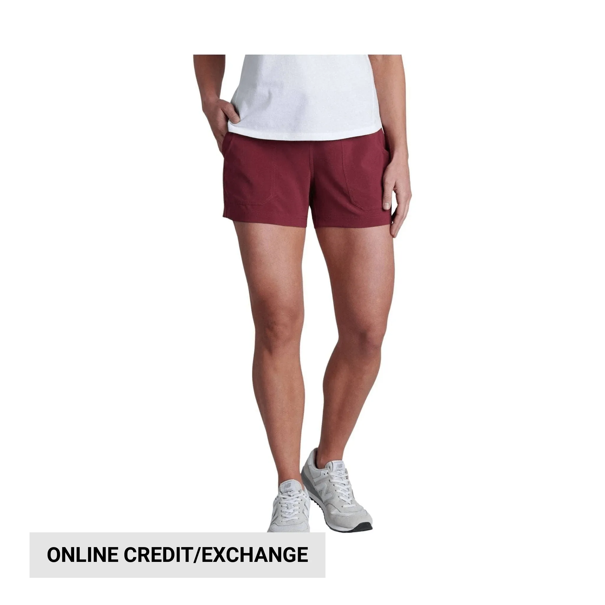 Kuhl Women's Vantage Short 4 Inch - Barberry Sleek Shape