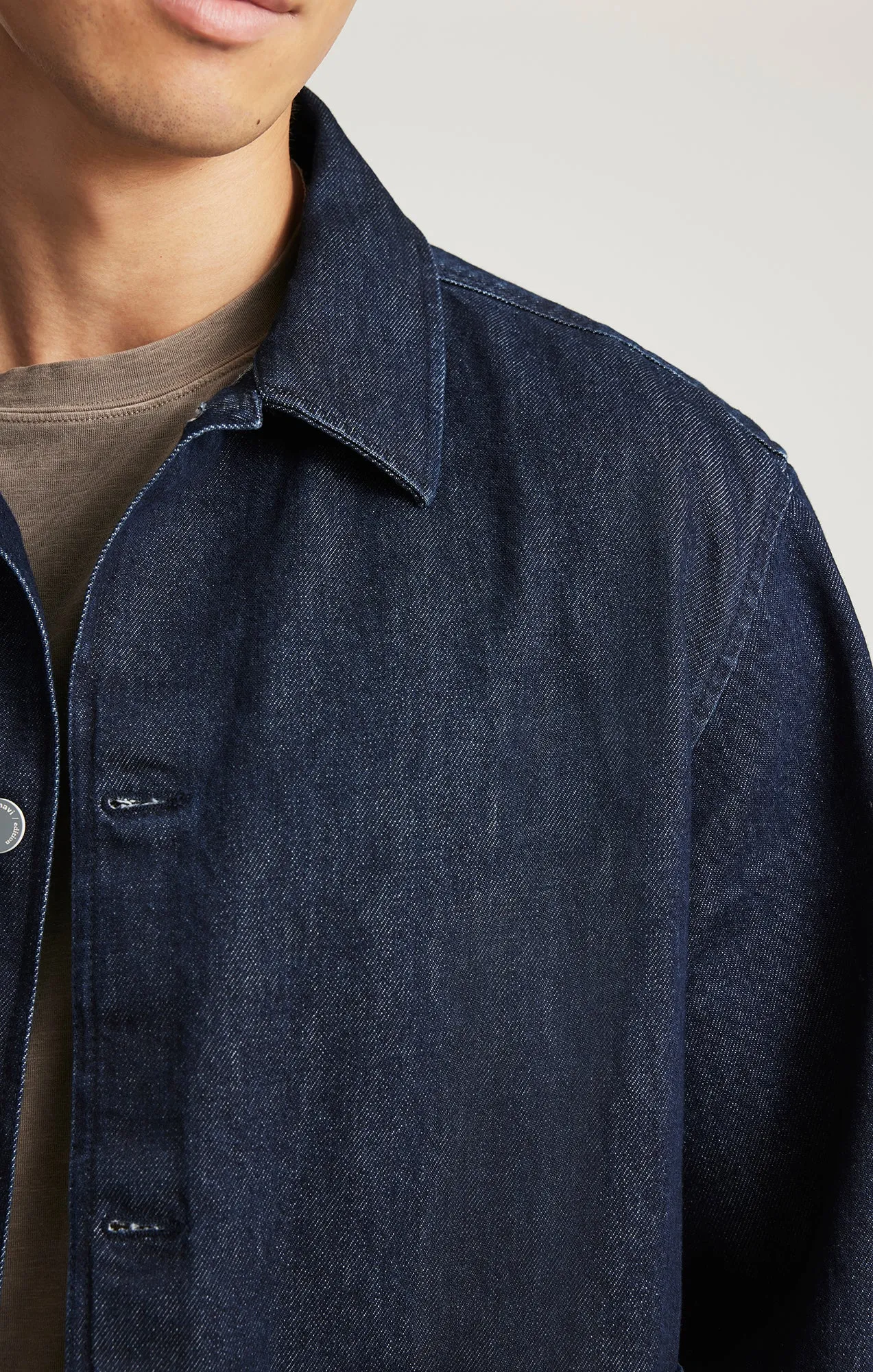 EDITION DOUBLE POCKET OVERSHIRT IN DARK INDIGO Thermoregulating Layer Classic Fit
