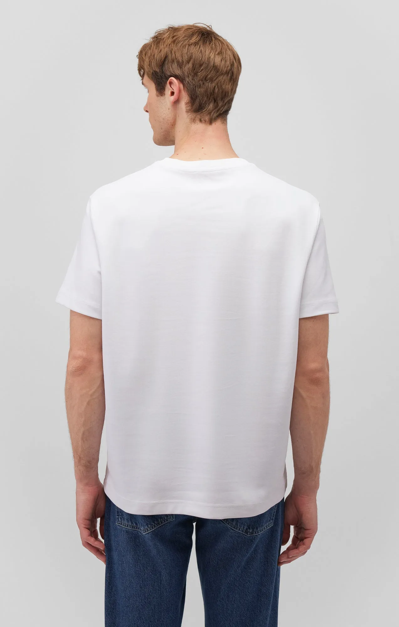 EDITION SHORT SLEEVE T-SHIRT IN WHITE Flexible Neckline