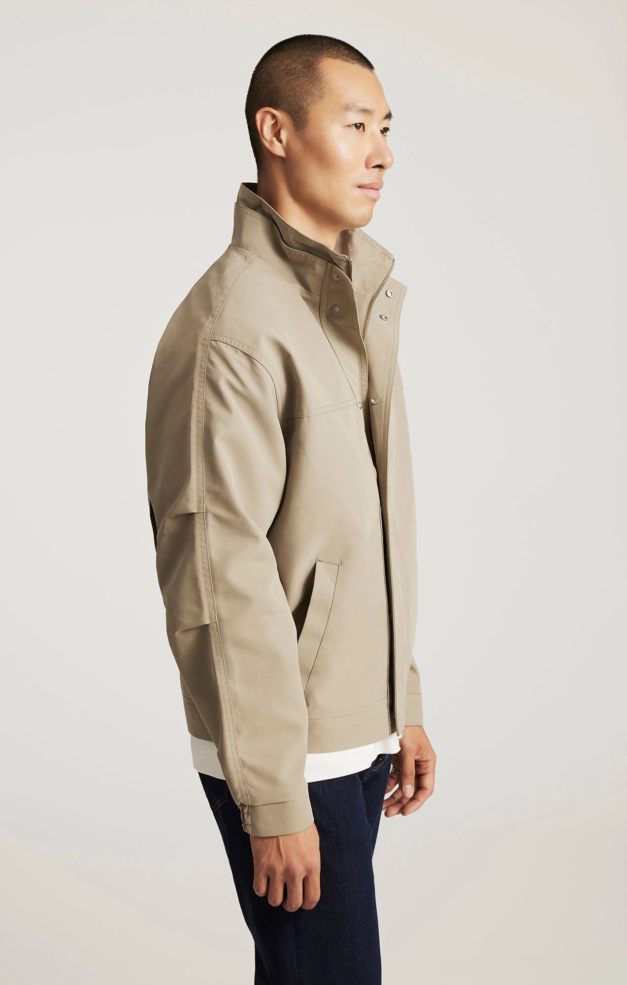 wrinkle free finish Anti Pilling Textile EDITION BOMBER JACKET IN OVERLAND TREK